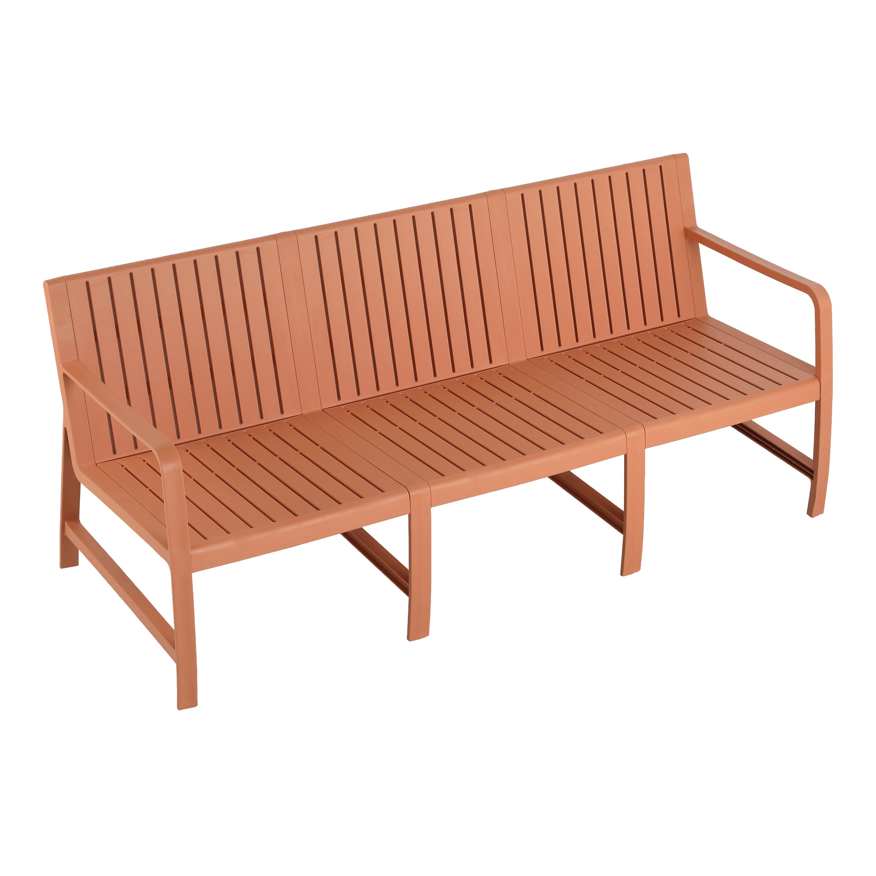 Durable Indoor/Outdoor 3-Seater Sofa - UV & Waterproof Polypropylene