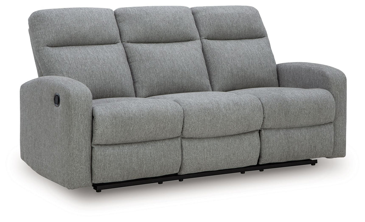 Gauntlet - 2 Pc. - Reclining Sofa And Loveseat - Sterling