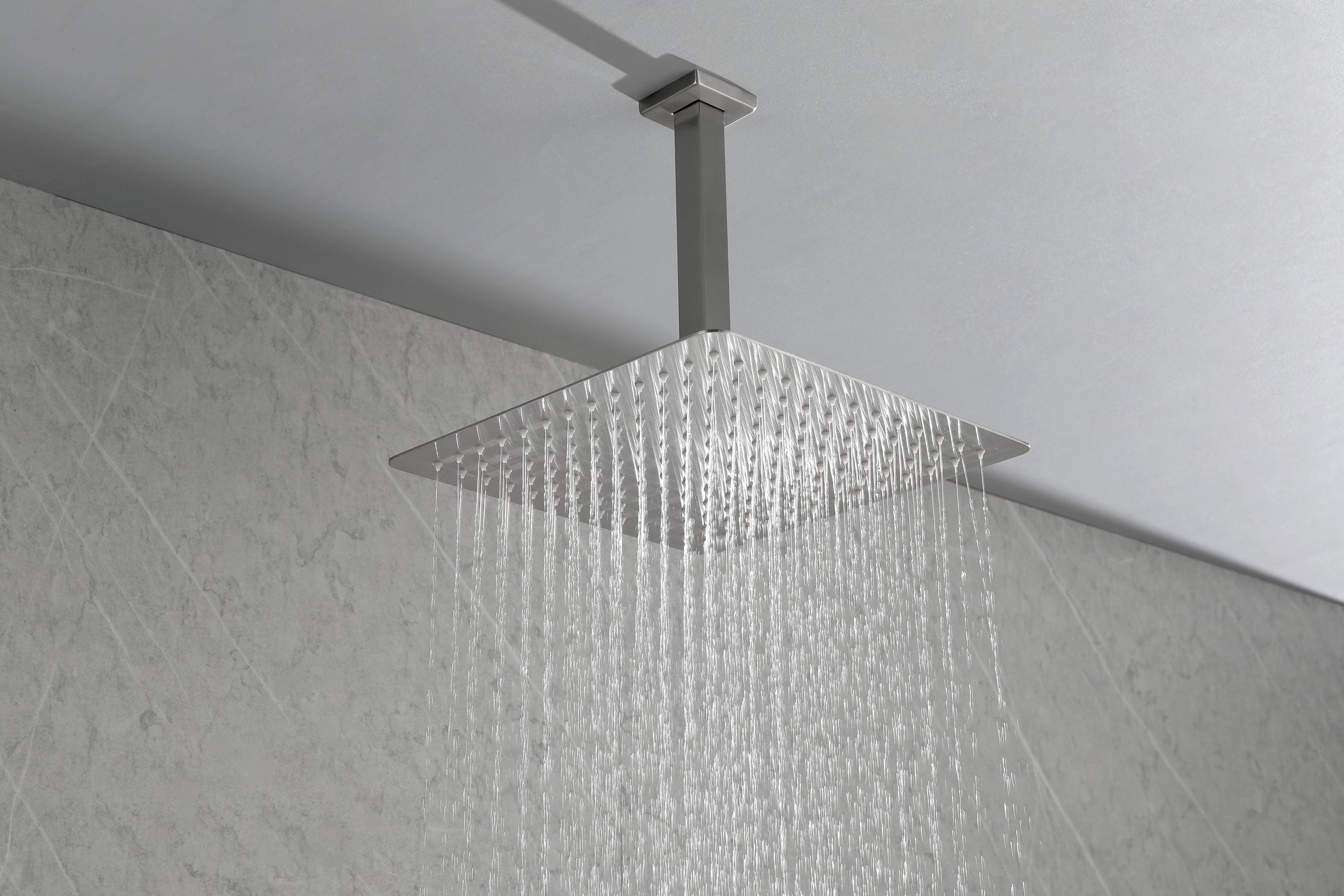 High-Pressure Rainfall Shower Head: Save Water
