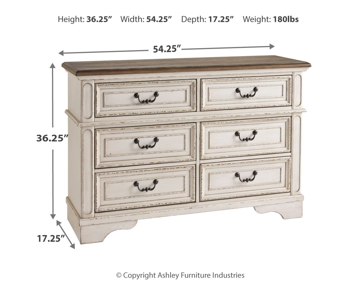 Realyn - Dresser, Mirror