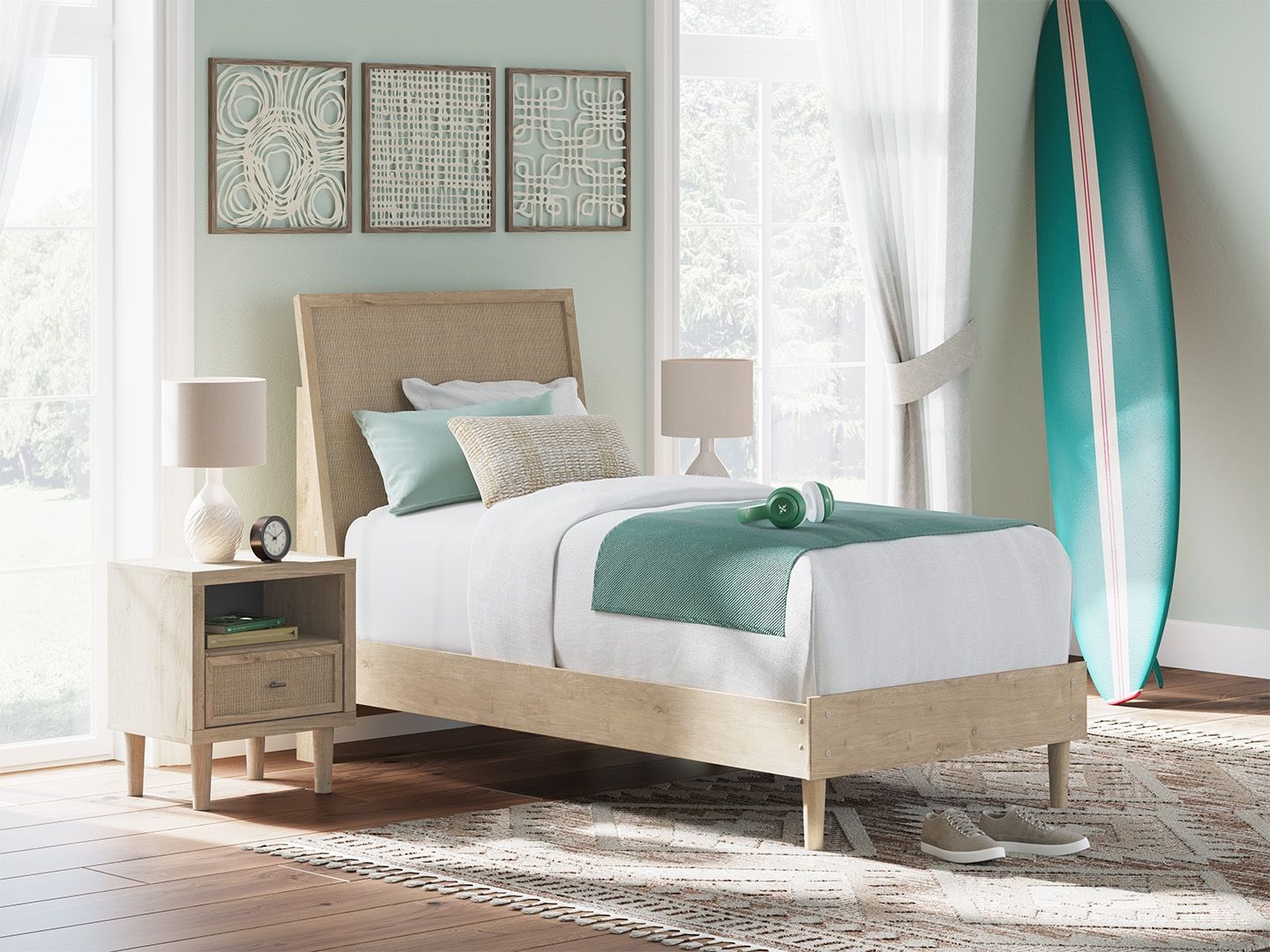 Cielden - Panel Bed