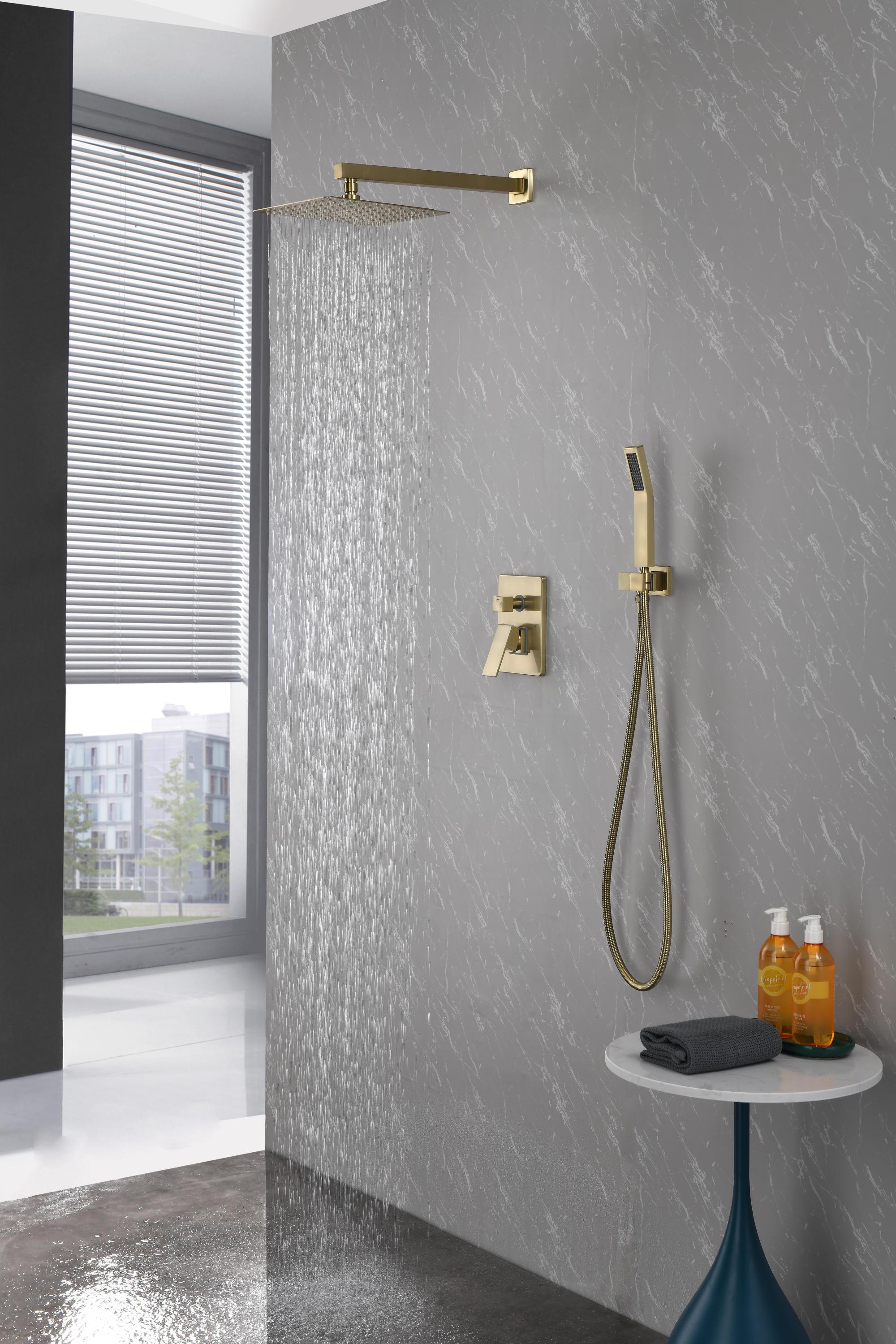 Luxury 10" Rain Shower Head Combo Set