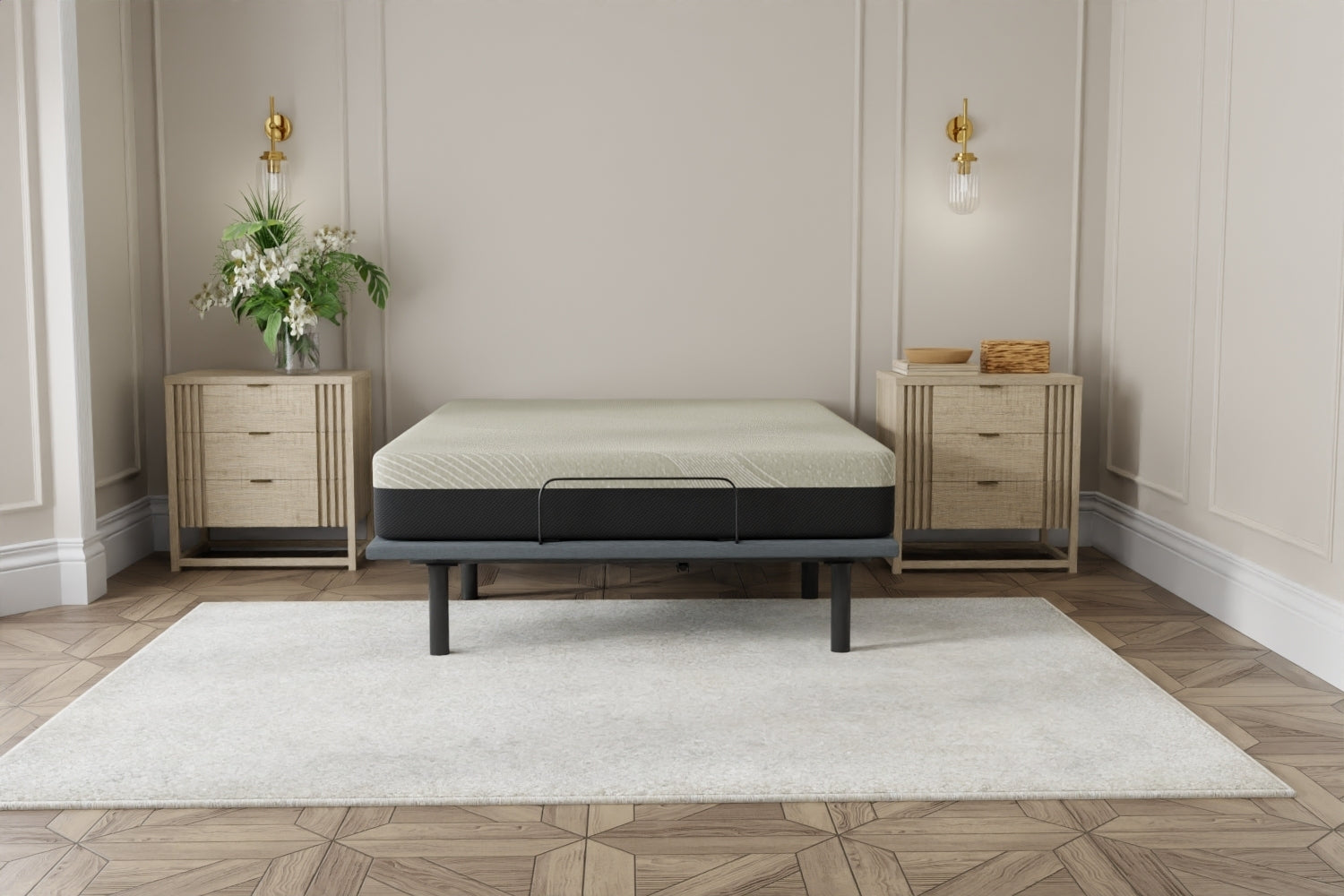 Gel Comfort Queen Mattress: Medium Firm 10"