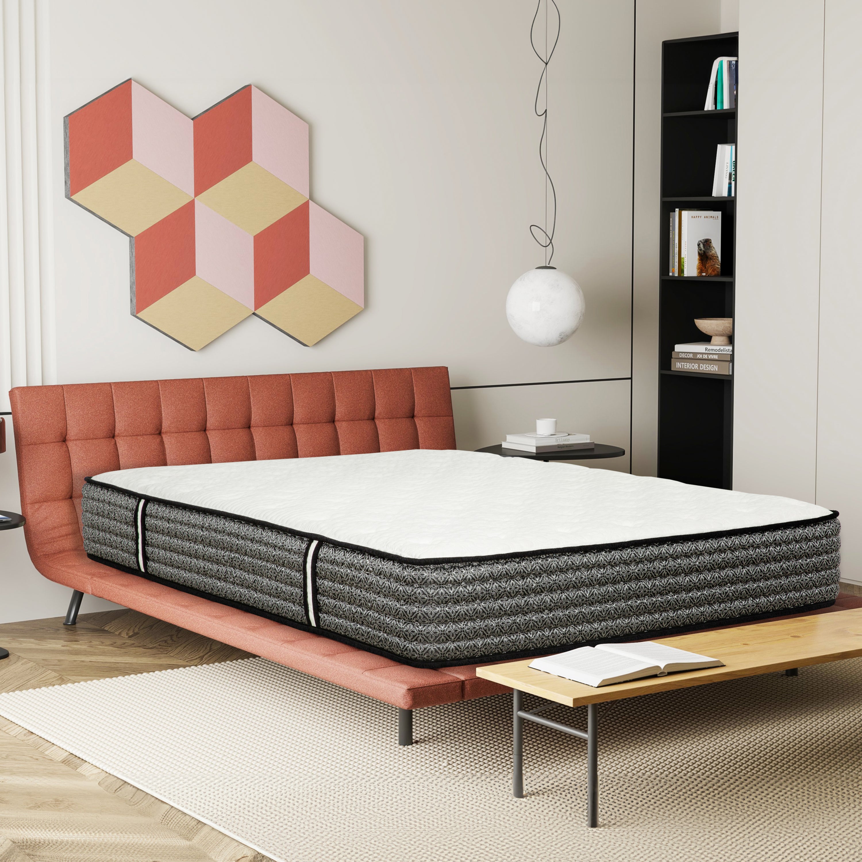 King Size Hybrid Mattress: Plush Gel Memory Foam