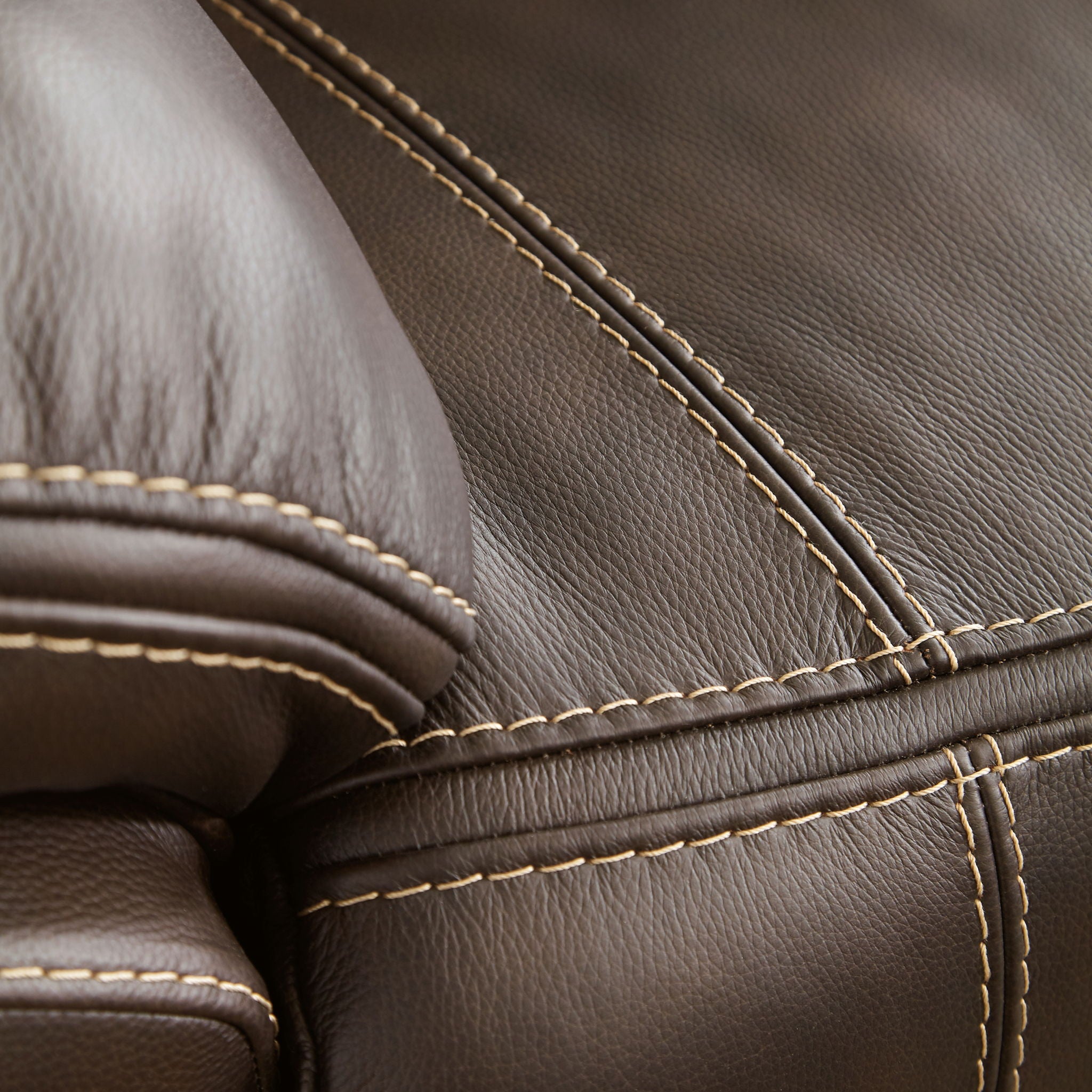 Dunleith - 4-Piece Power Reclining Sectional - Chocolate
