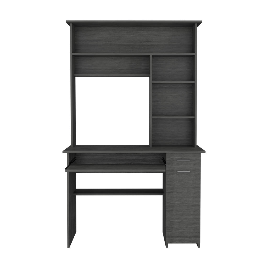 Acequia Computer Desk, Smokey Oak Office Desk