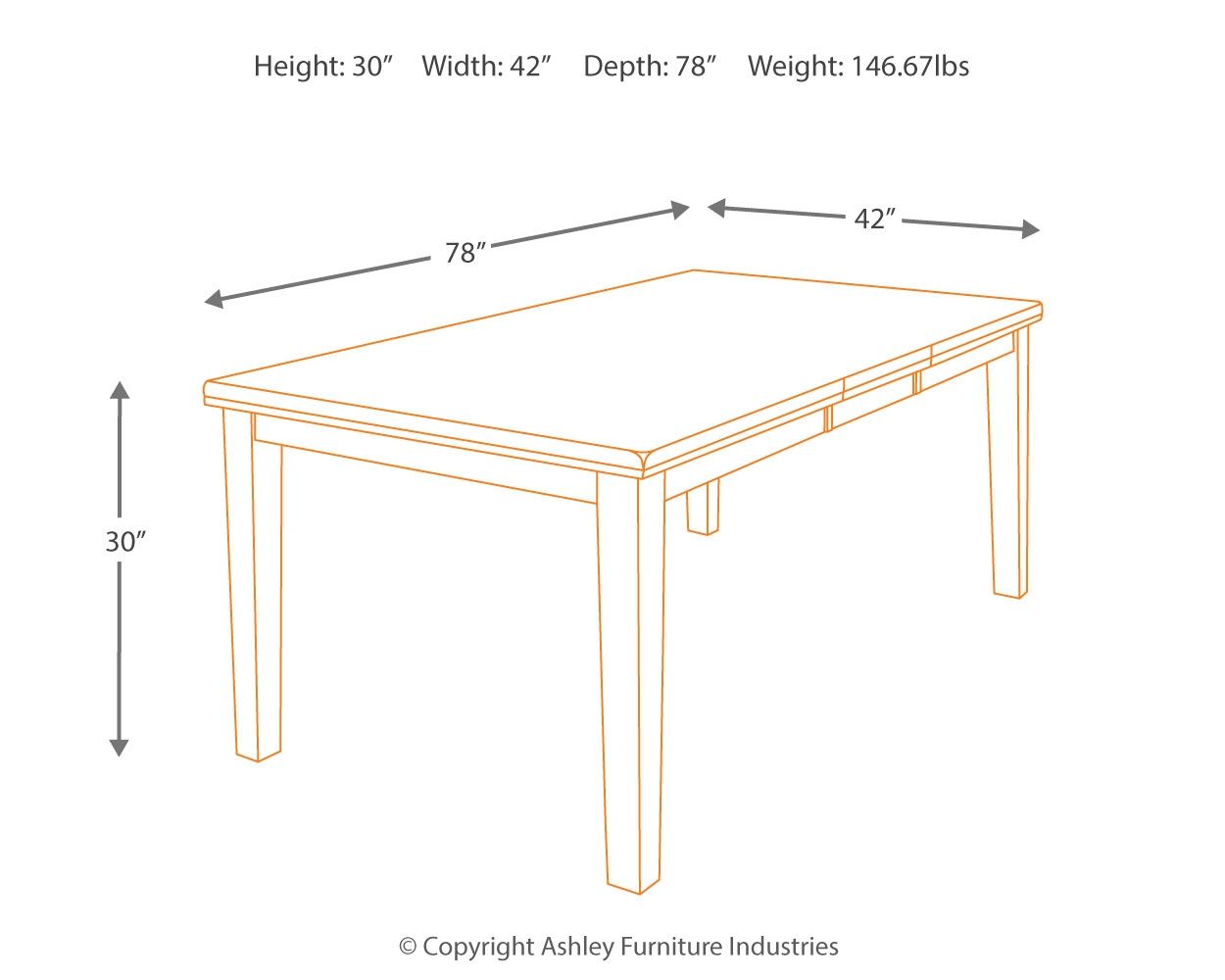 Ralene - Dining Room Table