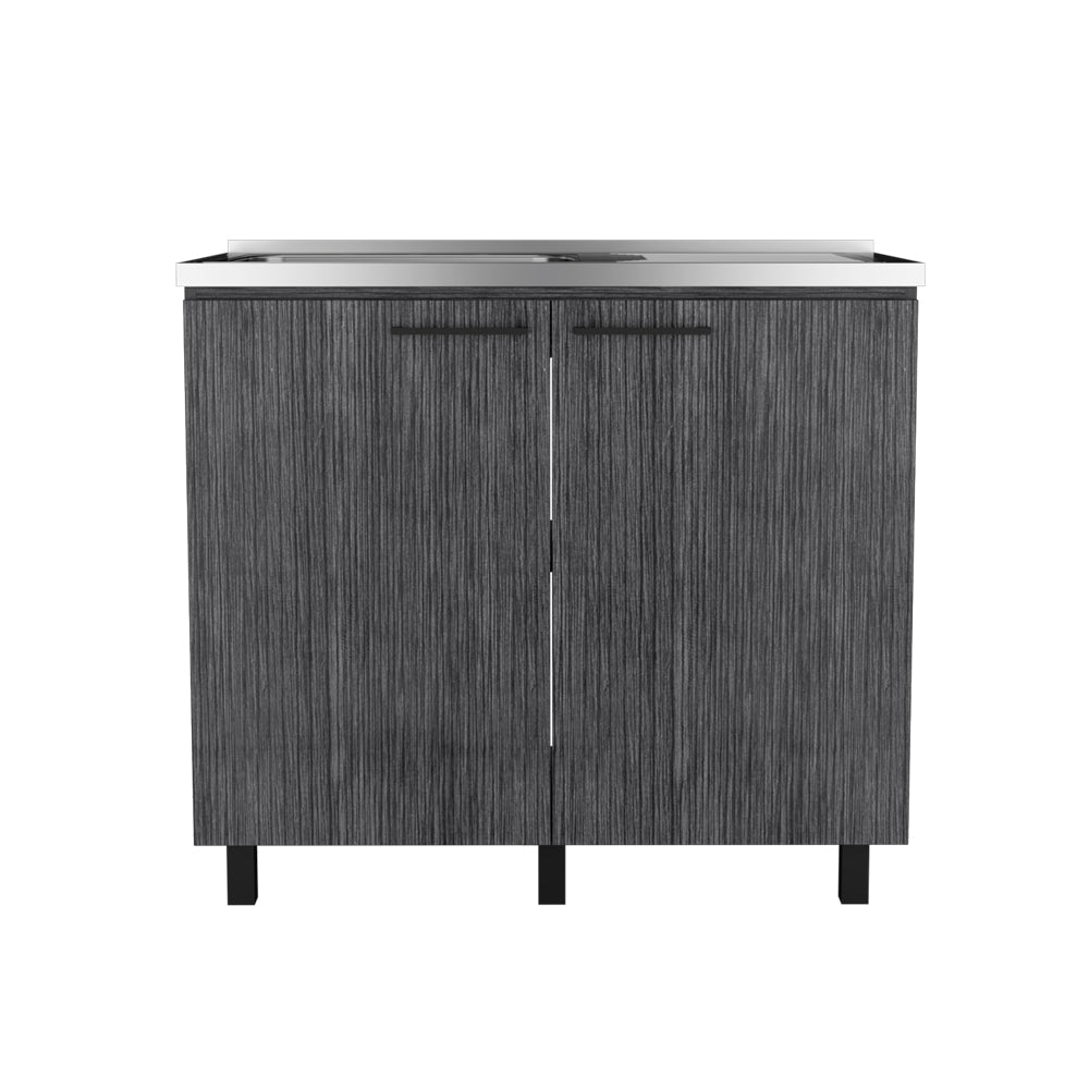 Burwood Smokey Oak Utility Sink Cabinets