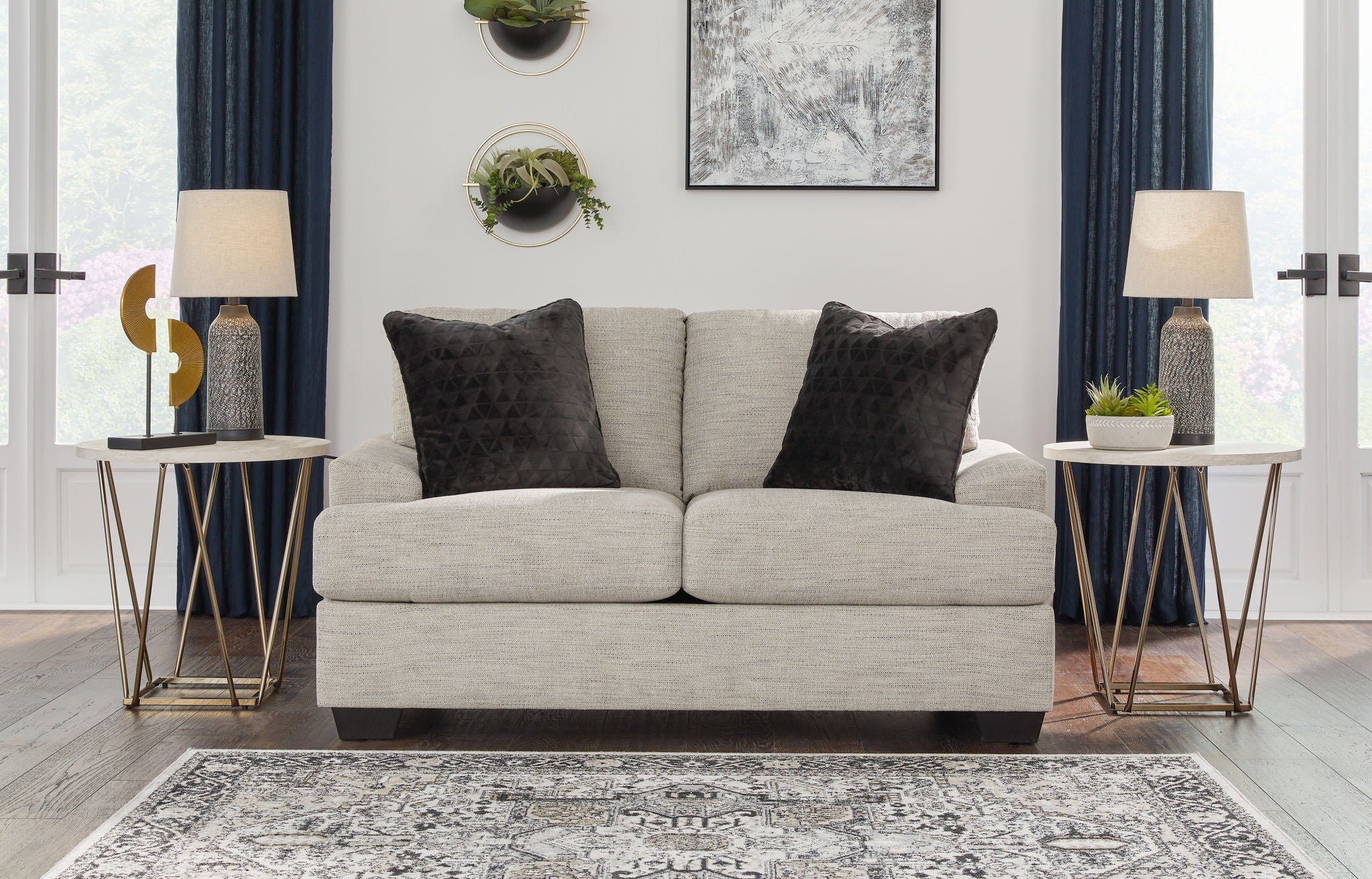 Vayda - Loveseat - Pebble