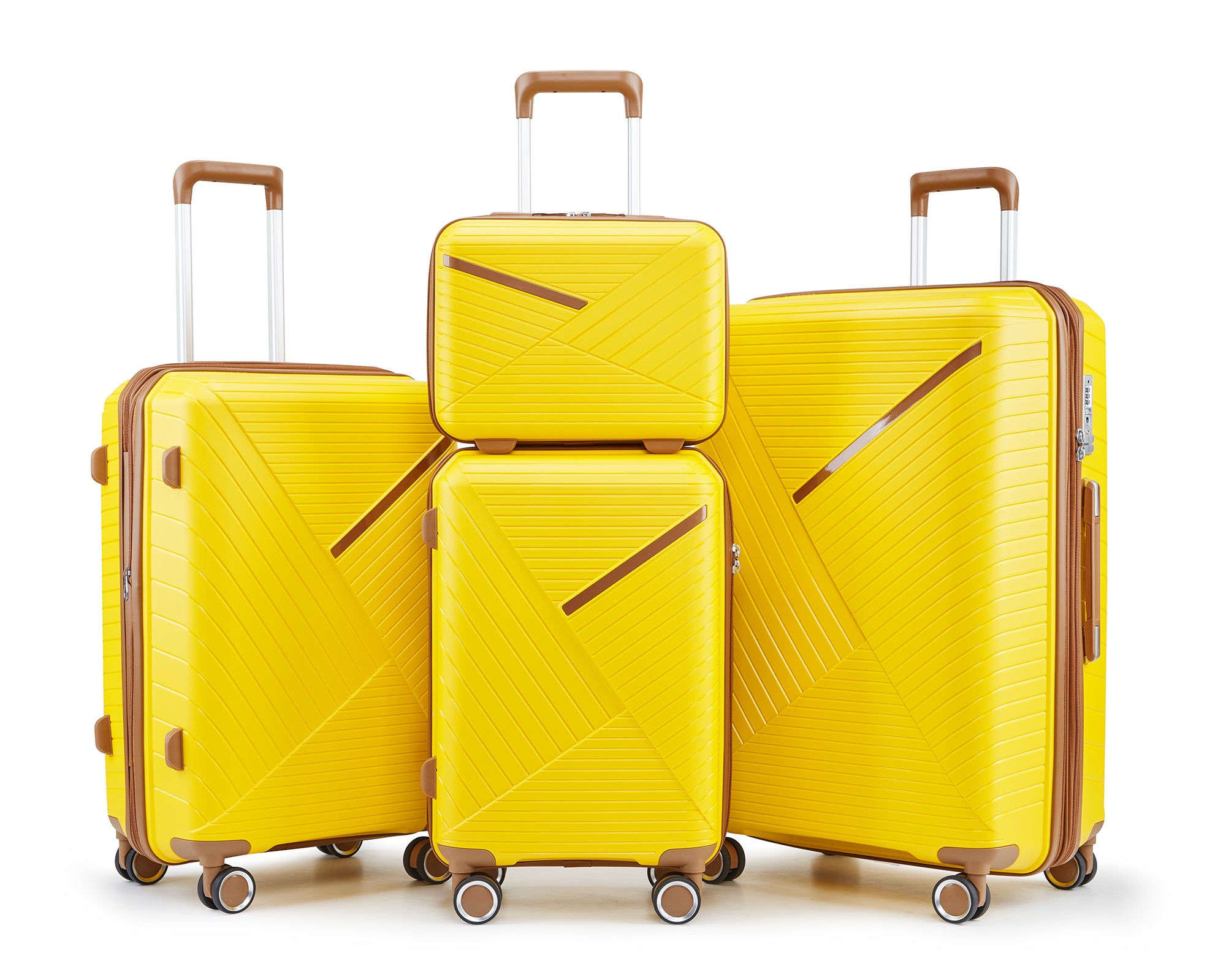 Lightweight Expandable Luggage Sets with TSA Locks