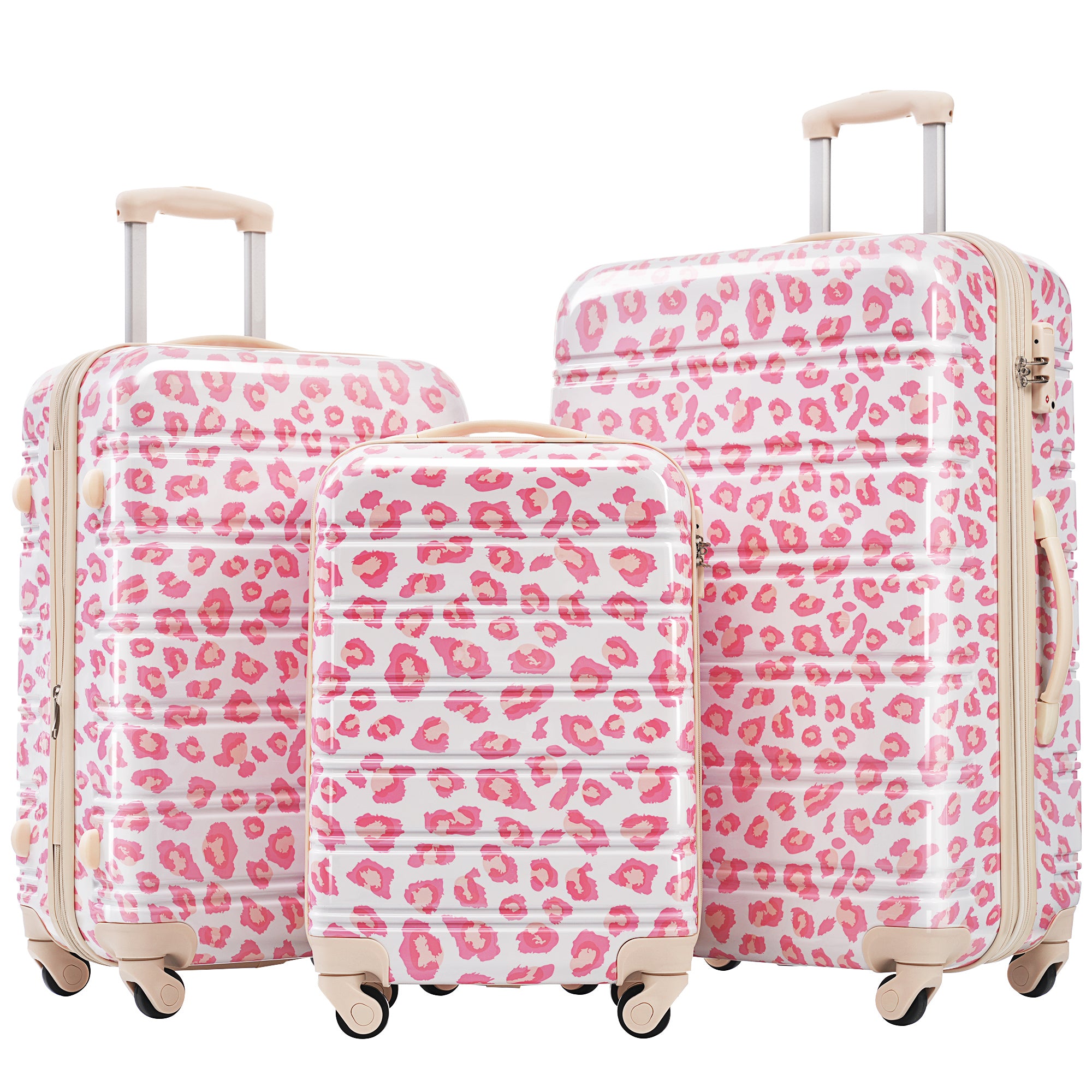 Lightweight Hardshell Luggage Set 3-Piece Spinner