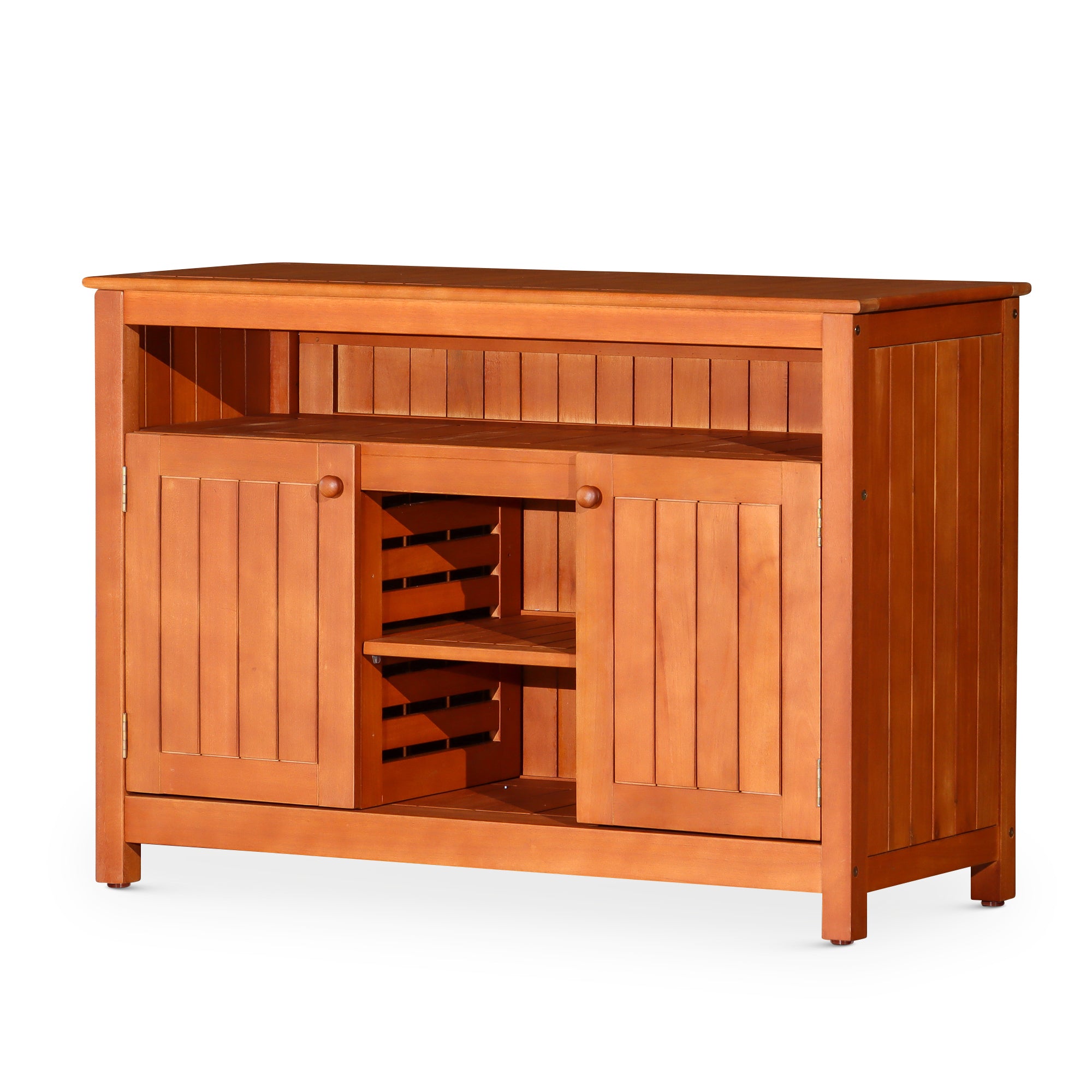 Eucalyptus Sideboard, Natural Oil Finish - Eco-Friendly Modern Furniture