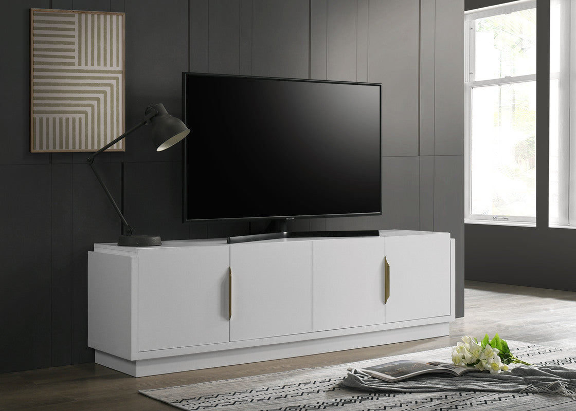 Palmer 70" White 4-Door TV Stand