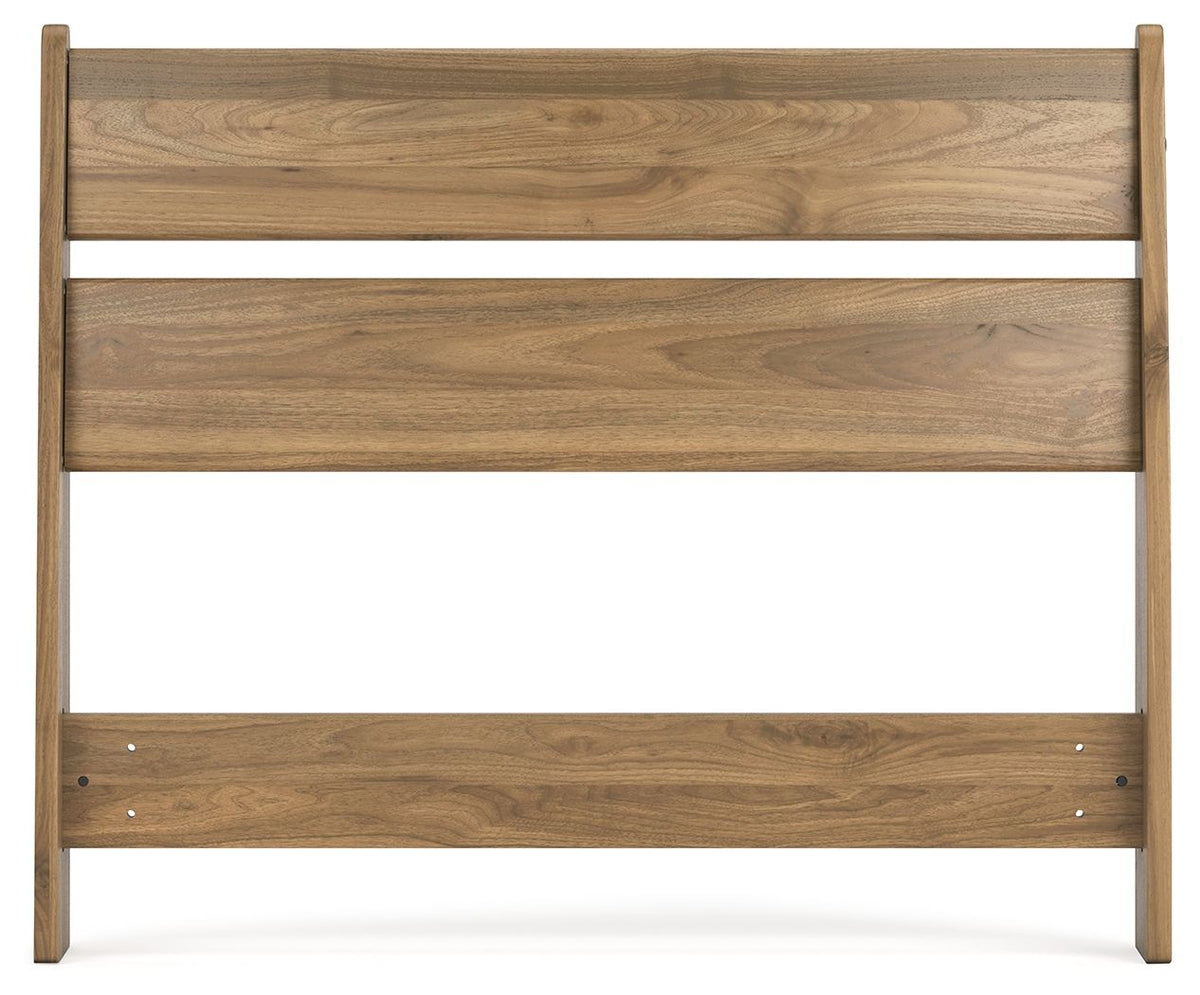 Deanlow - Twin Panel Headboard - Honey