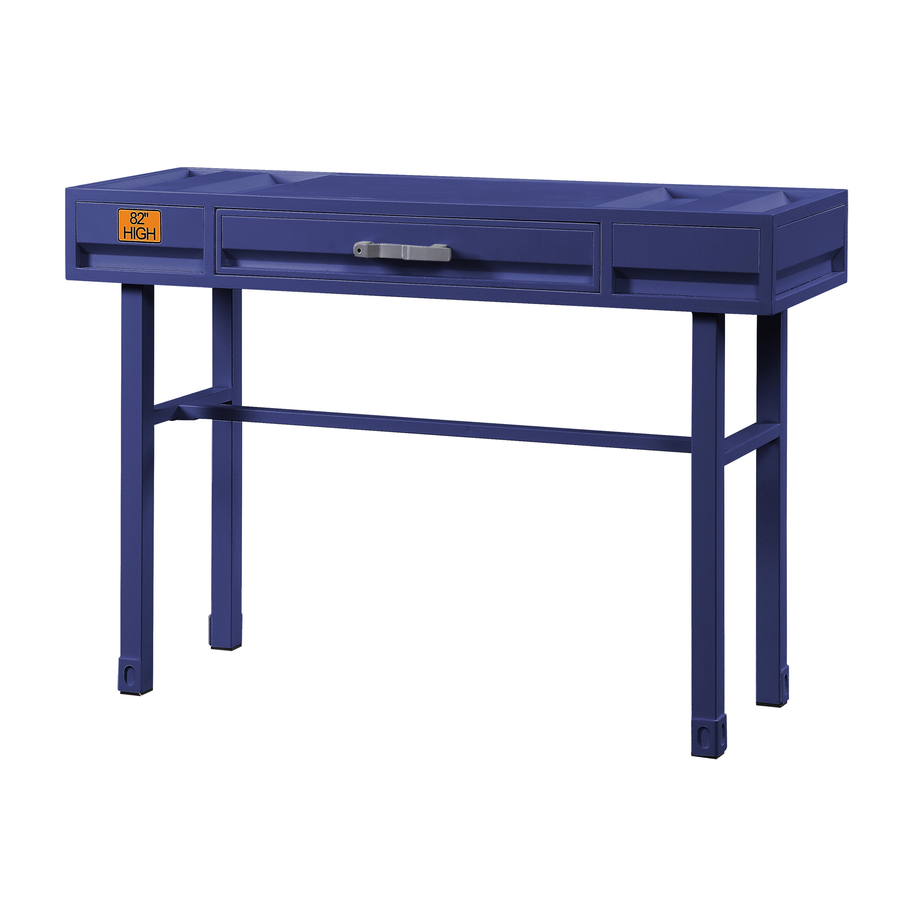 Blue Writing Desk w/ Drawer | Small Space Desk