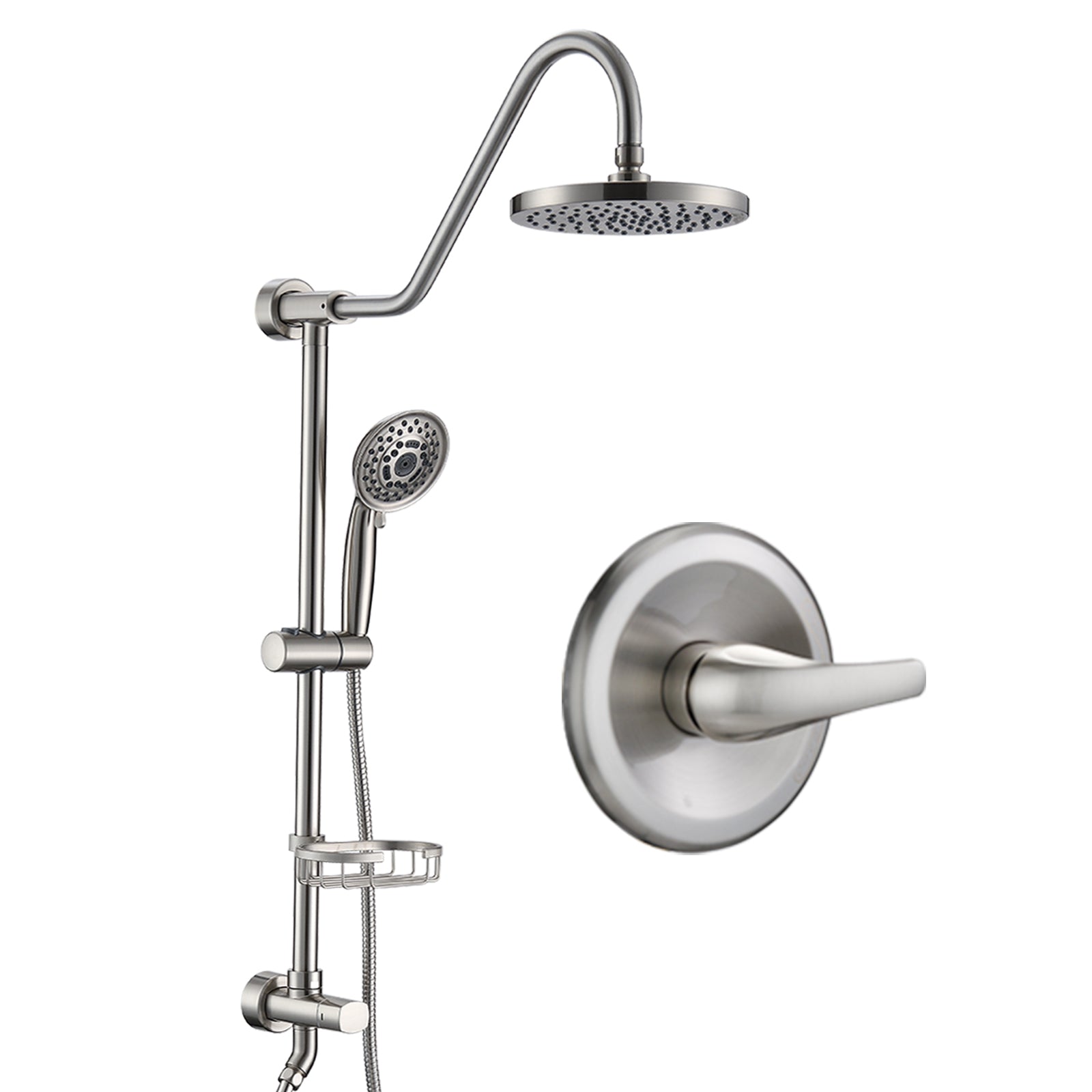 8' Rain Shower Head & Handheld System