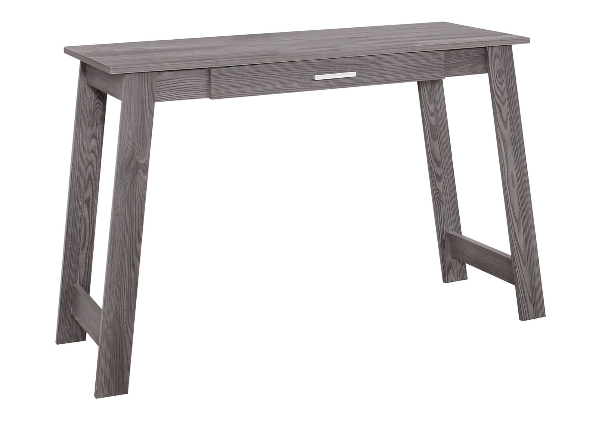 Modern Grey Computer Desk w/ Drawers | Home Office Desk