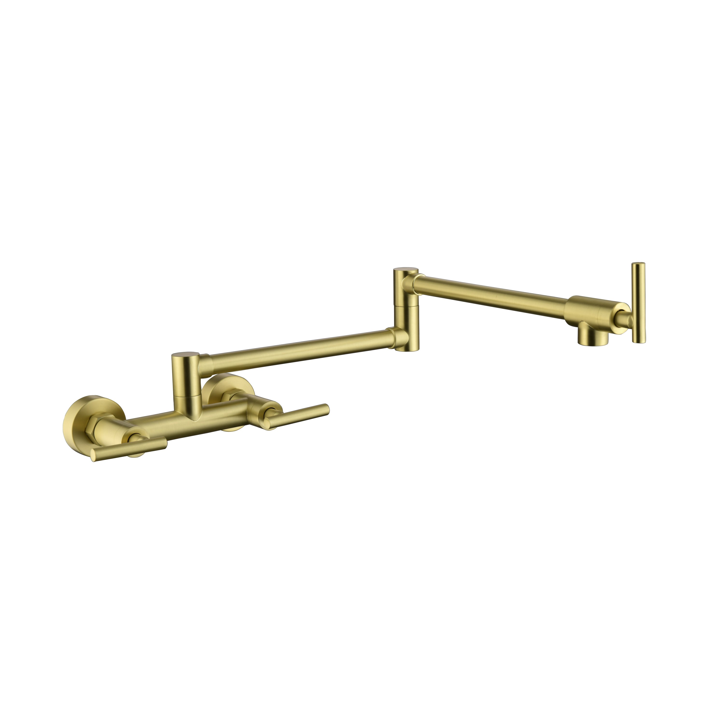Commercial Kitchen Faucet: 3-Handle Pot Filler