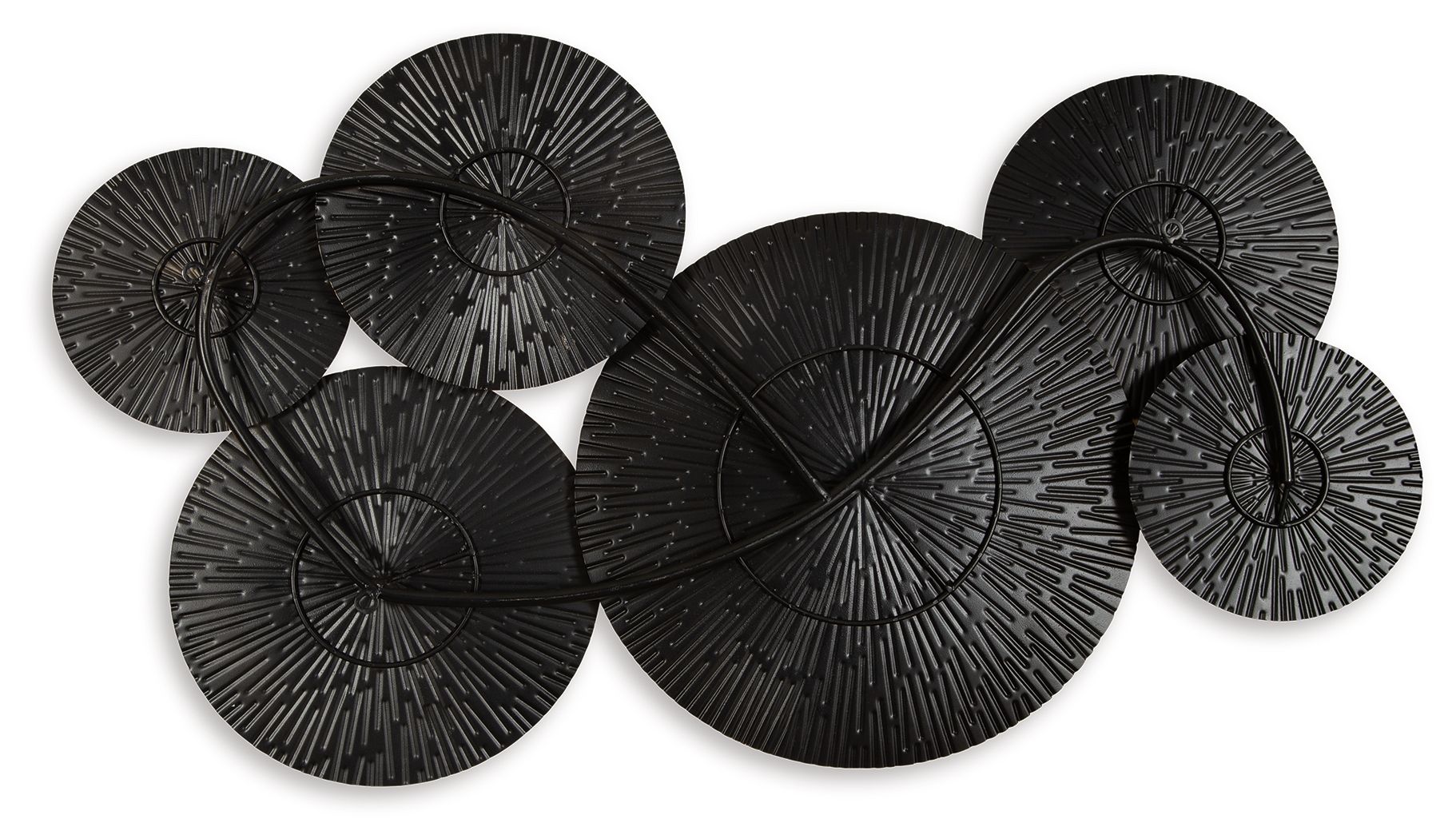 Rhetlen - Wall Decor - Black / Gold Finish