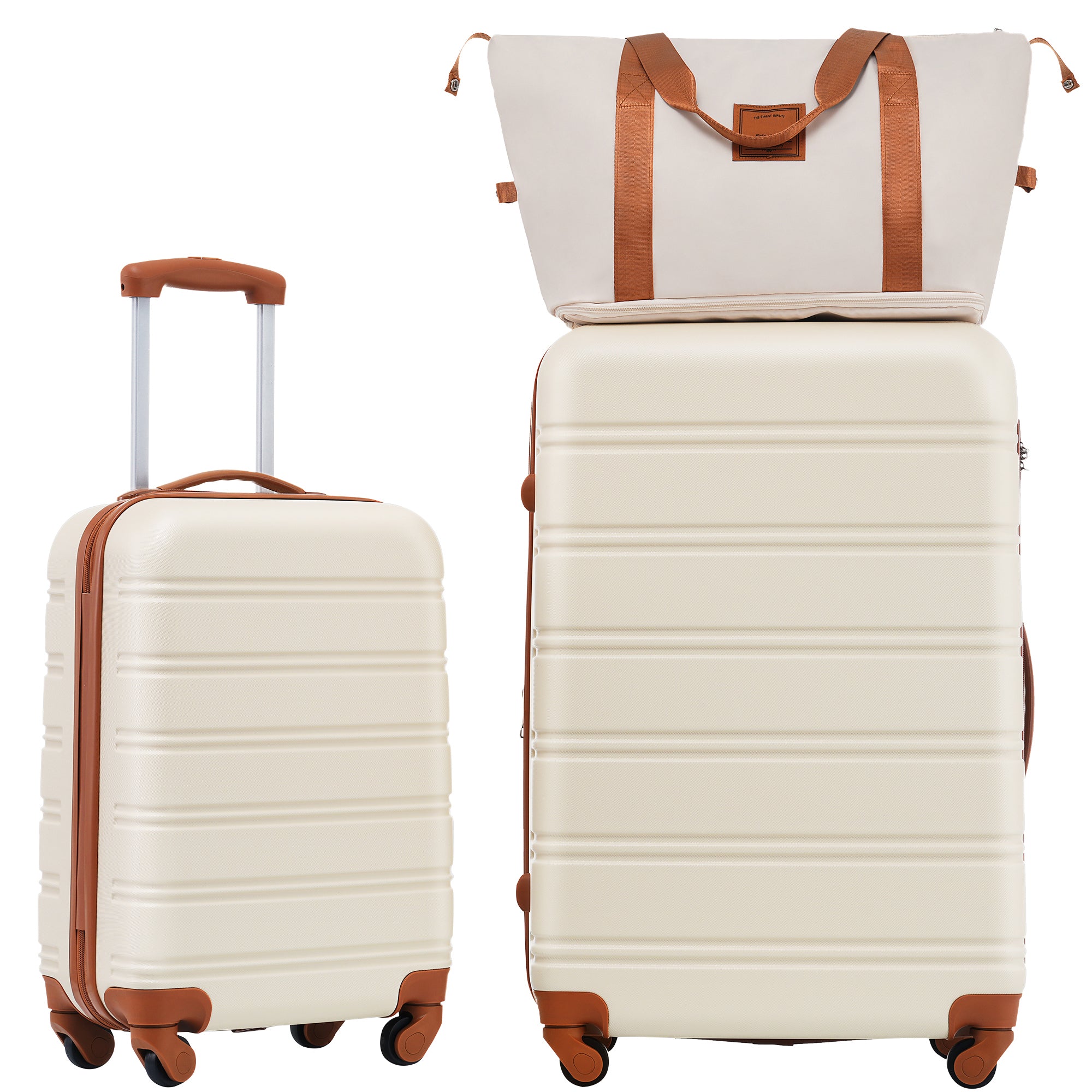 Lightweight Hardshell Luggage Set (20"+28") TSA Lock