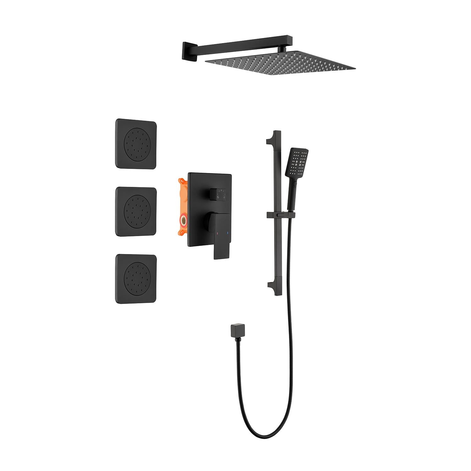 Luxury Shower System: 8-Piece Complete Set