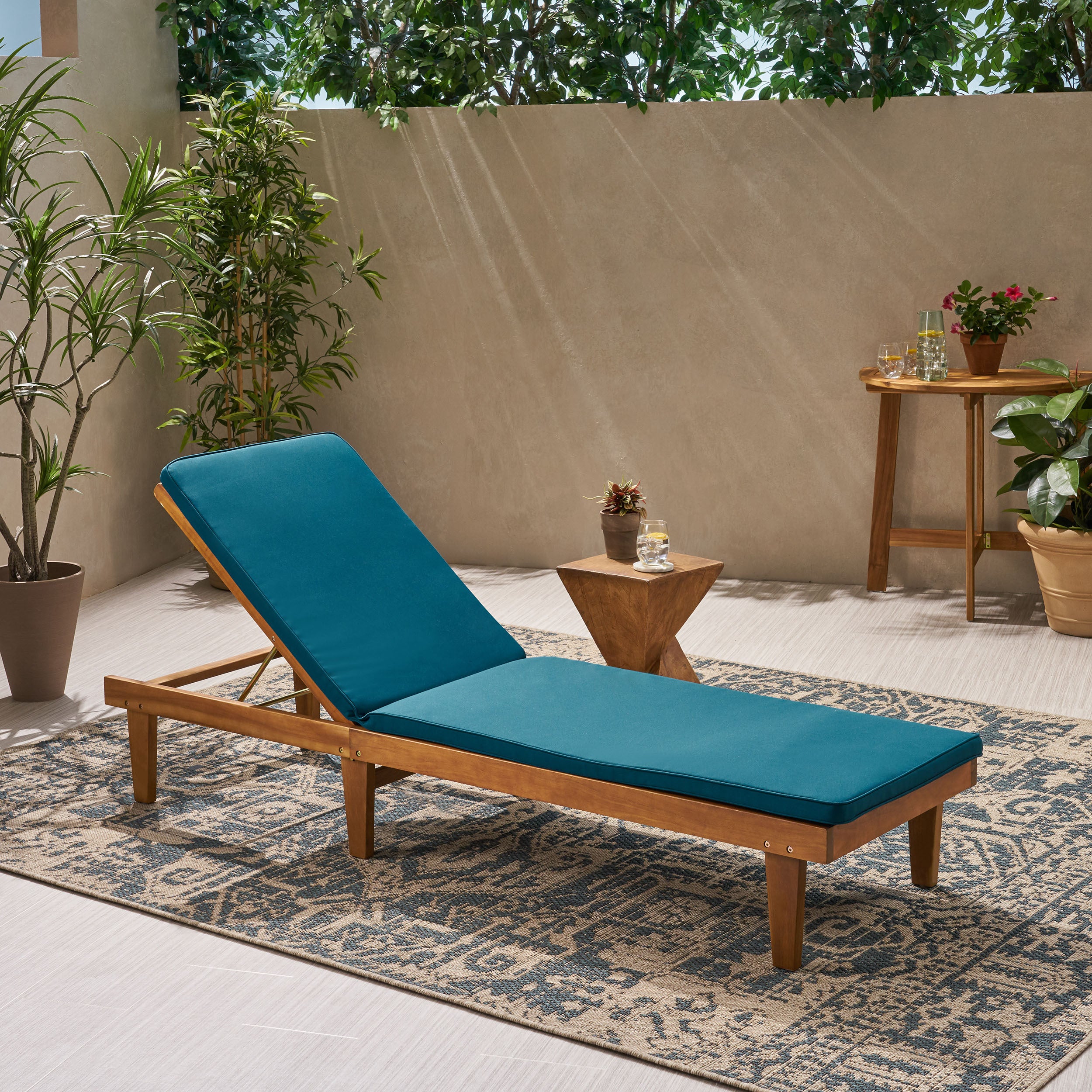 Nadine Outdoor Chaise Lounge Cushion | Durable & Comfortable