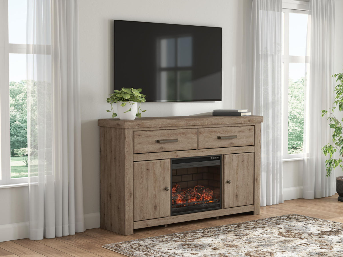 Garistyn - TV Stand With Fireplace Option