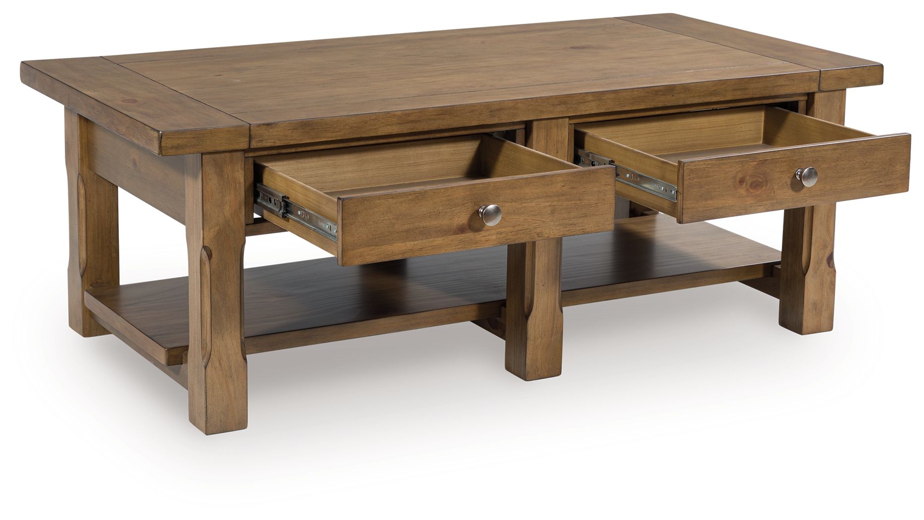 Vandenmore - Rectangular Cocktail Table - Medium Brown