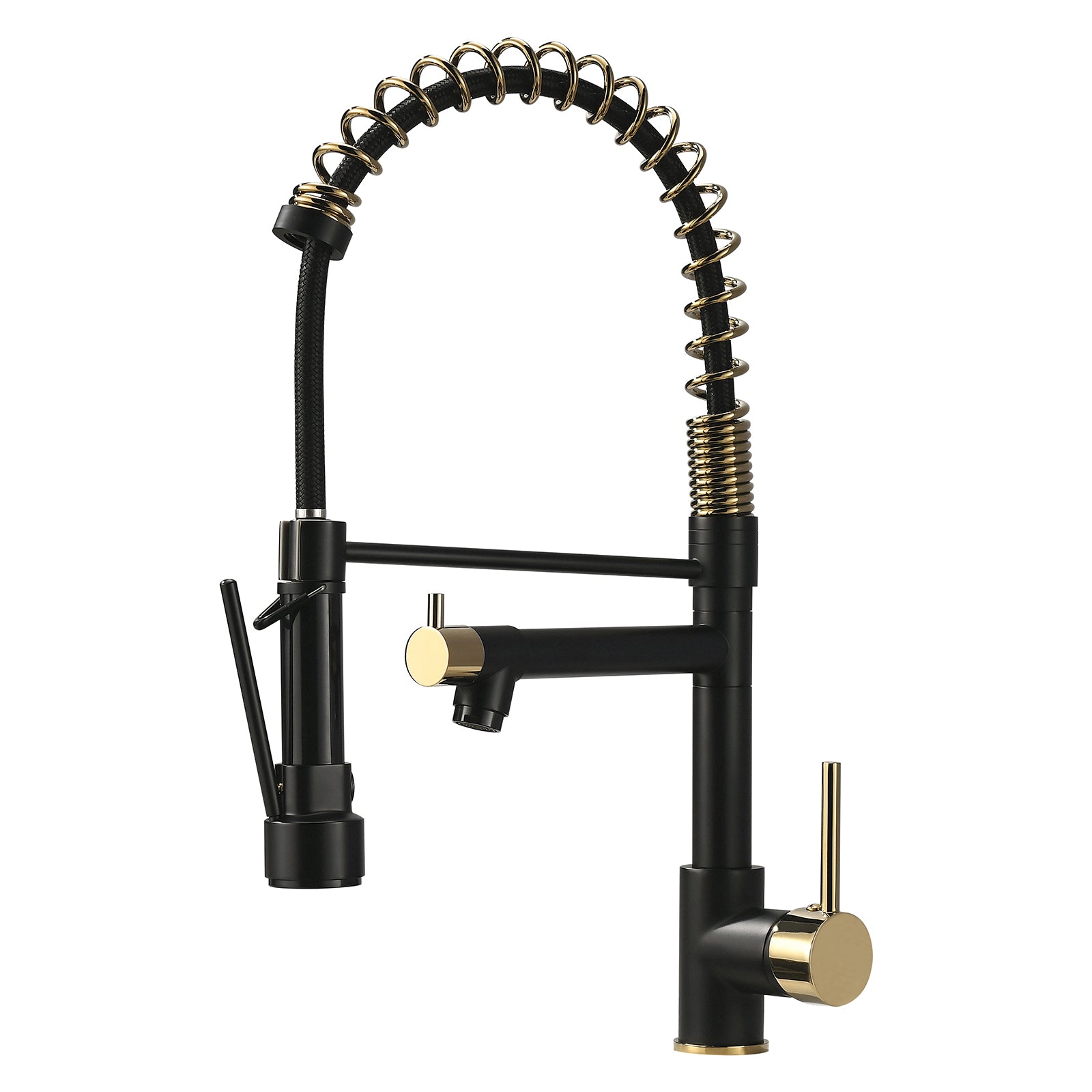 Pull-Down Kitchen Faucet: Single Handle, Commercial Grade