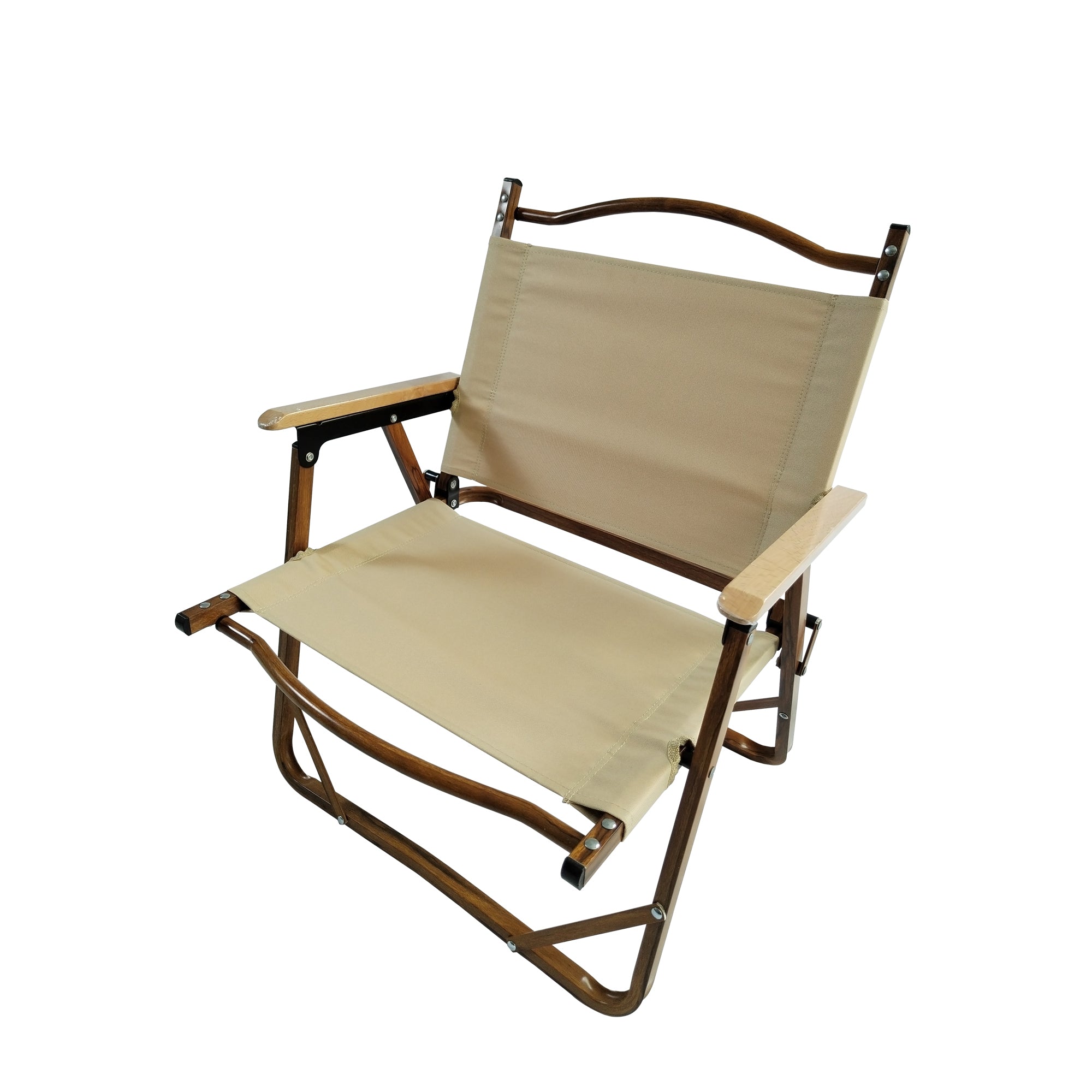 Comfy Portable Folding Travel Chair Set, Armrests, Aluminum