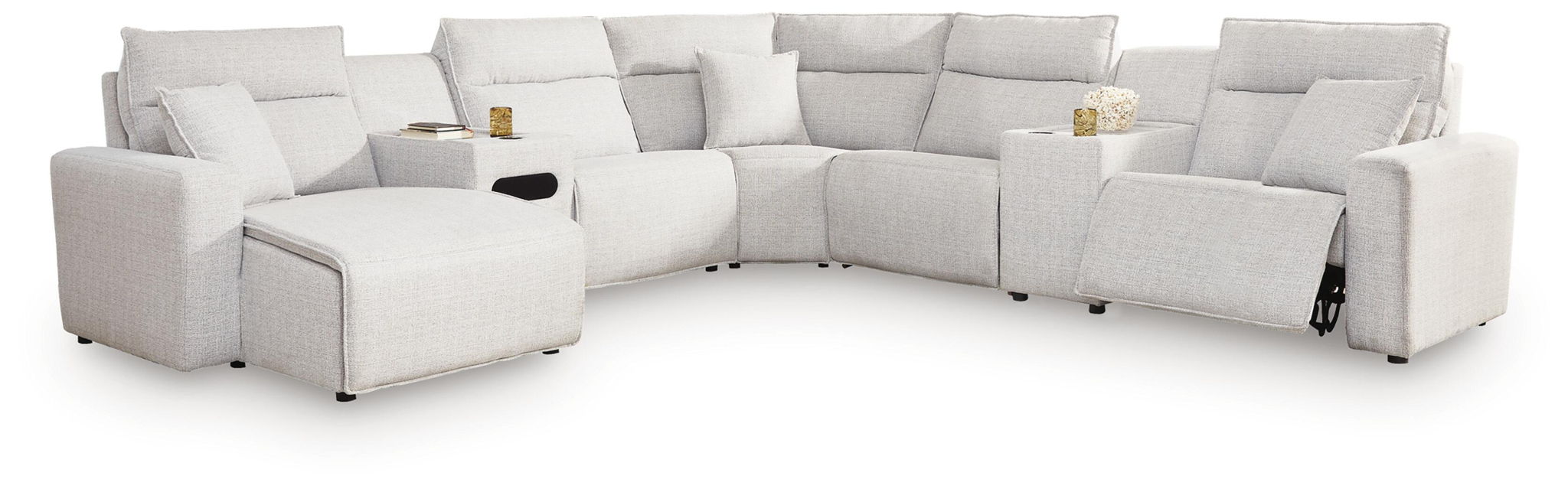 Modmax II - Reclining Sectional - Stone