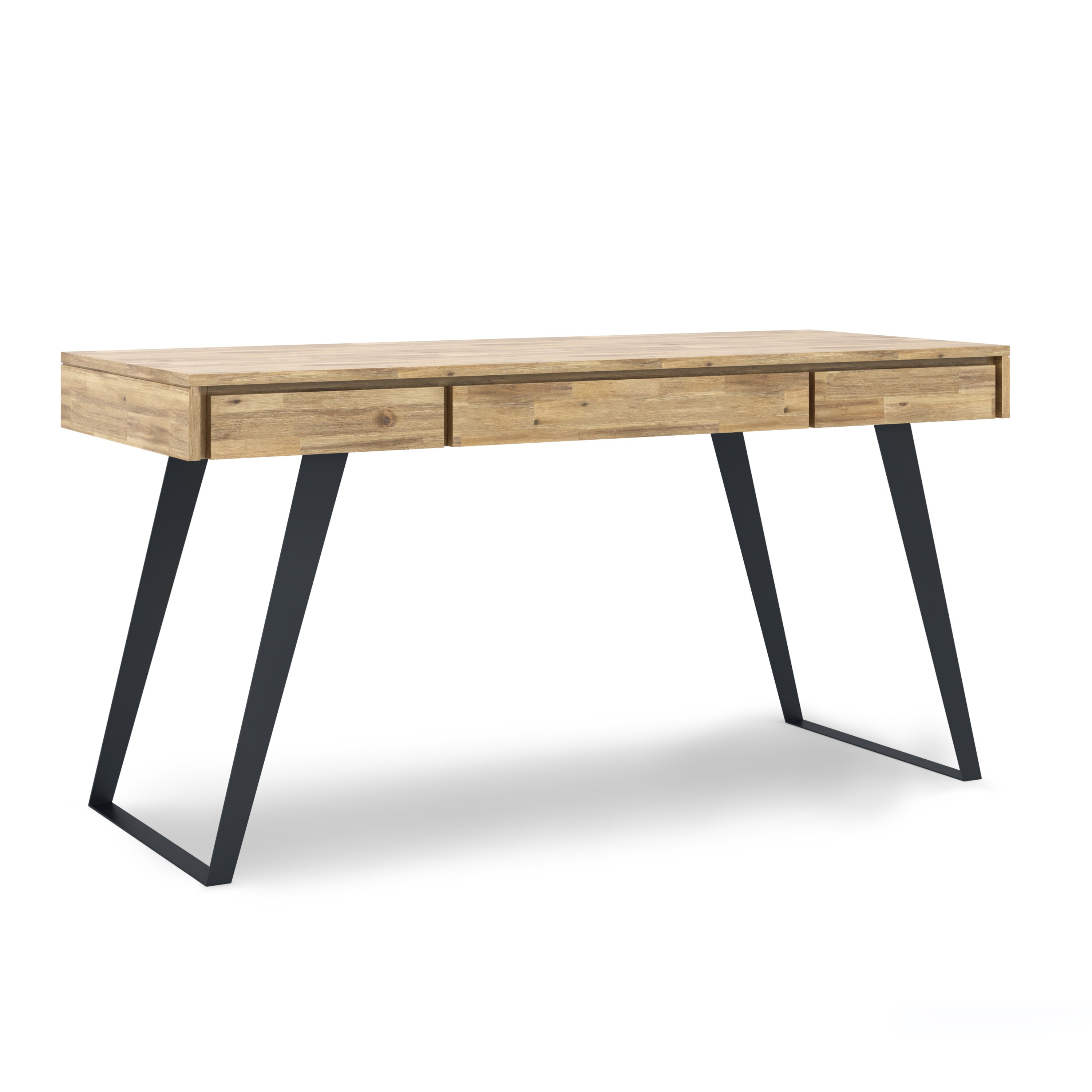 Lowry Desk - Distressed Golden Wheat Finish