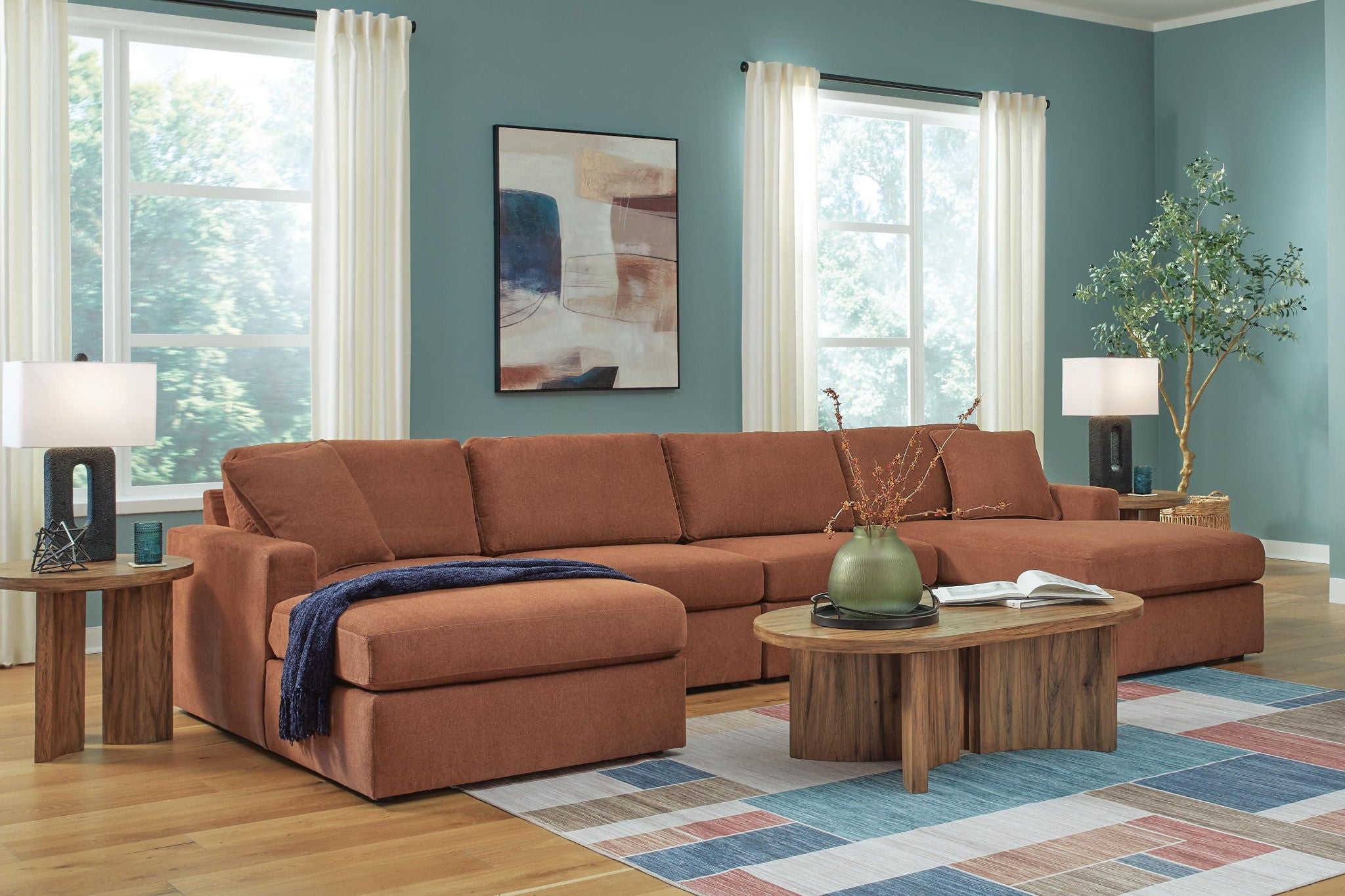 Modmax - U-Shaped Sectional - Spice