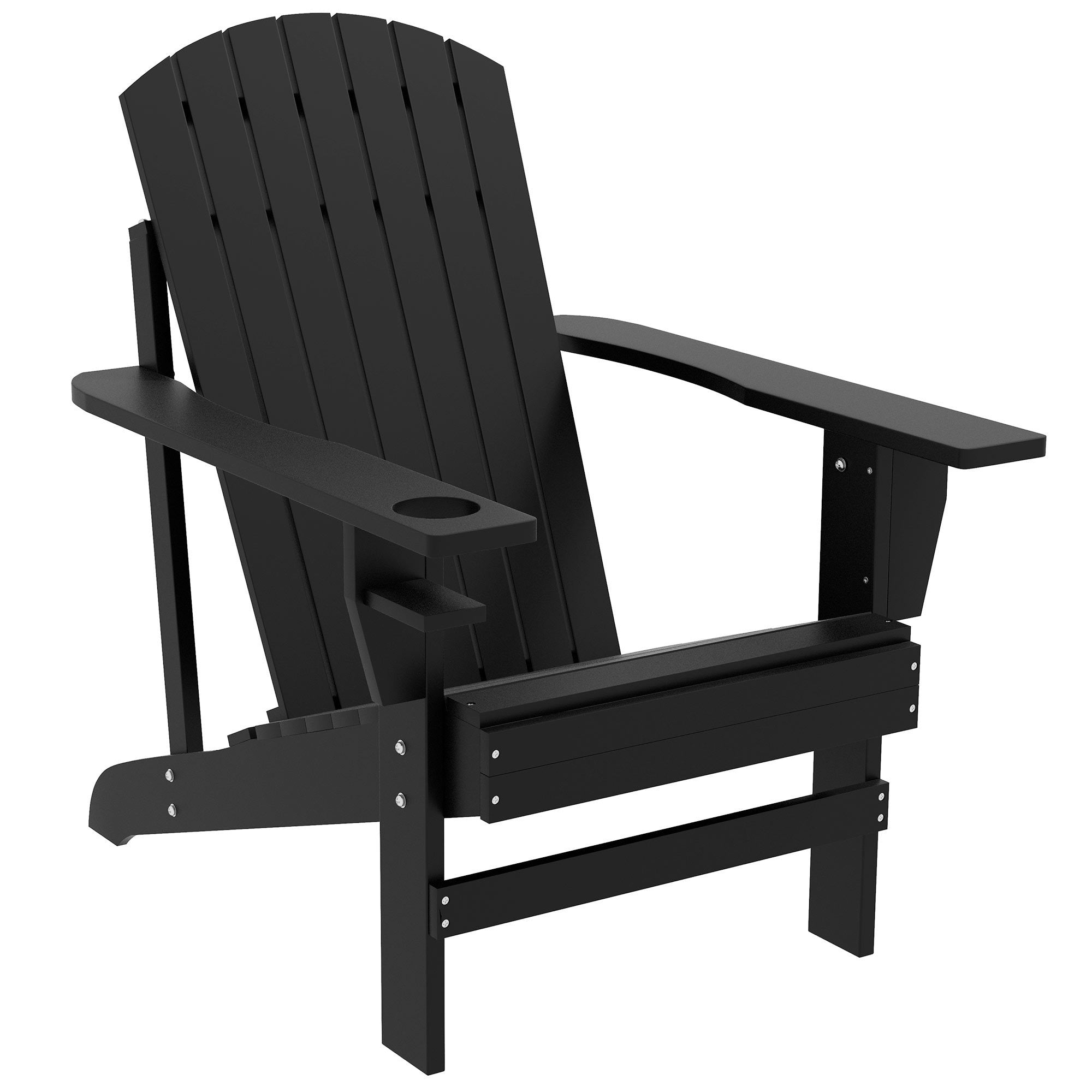 Outsunny Adirondack Chair: Weatherproof Outdoor Patio Lounge
