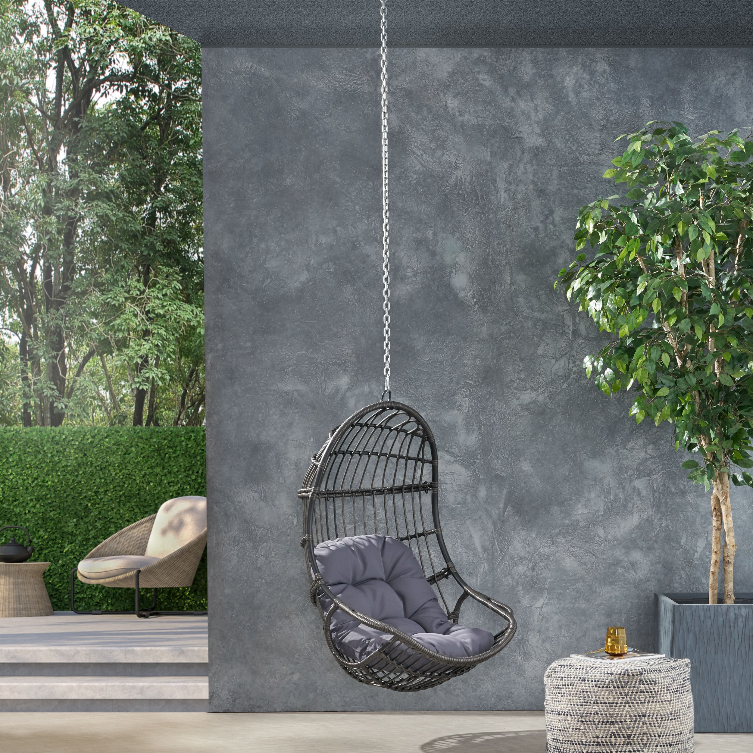Berkshire Hanging Chair: 8ft Chain, Relax