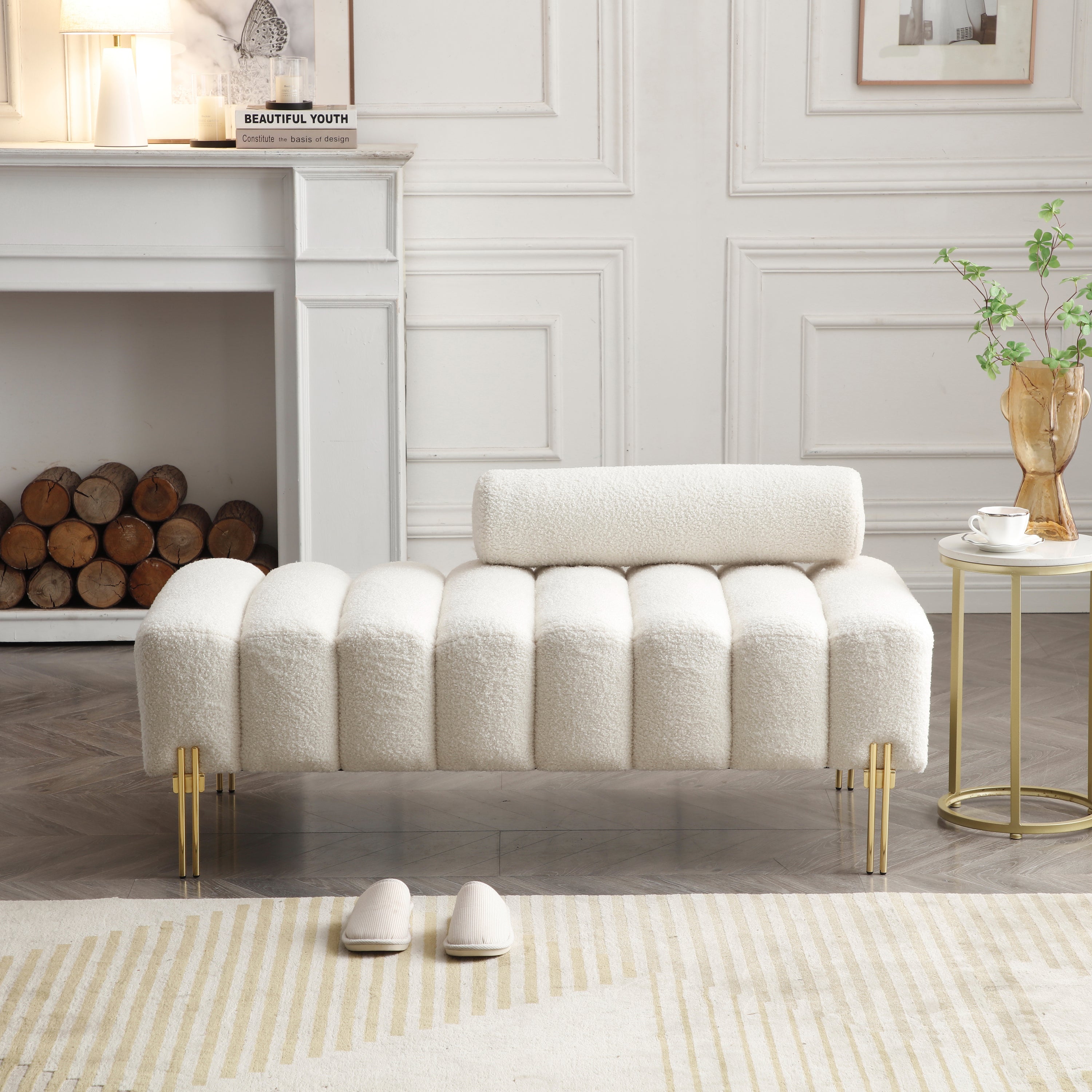 Sherpa Bench: Modern 2-Seater Sofa Ottoman