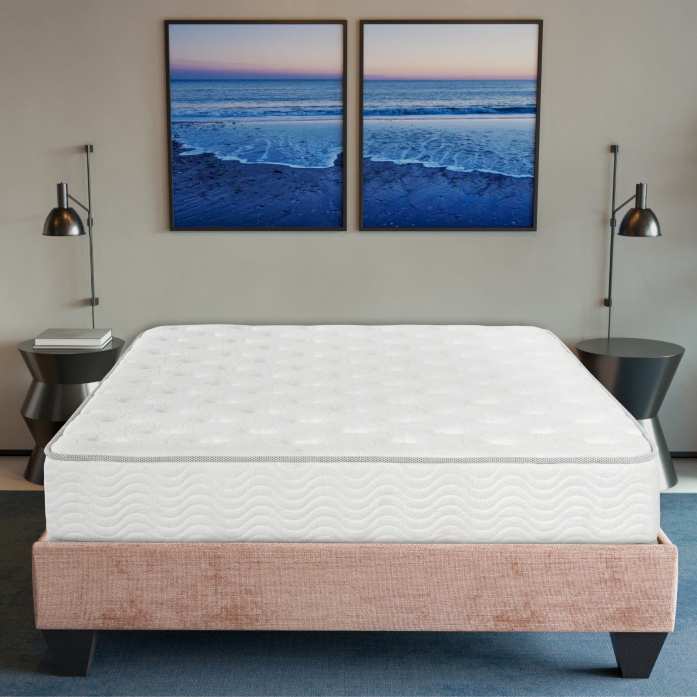 Twin XL White Pocket Bed in a Box Mattress