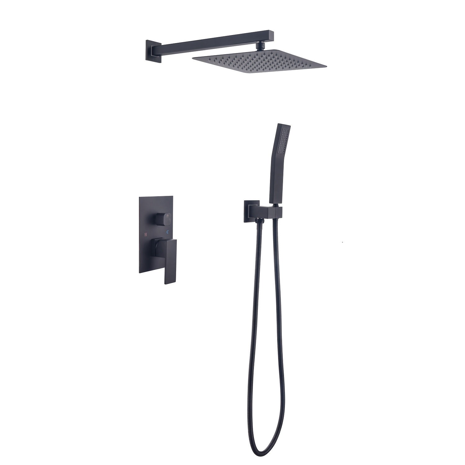 Luxury 10" Rain Shower Head Combo Set