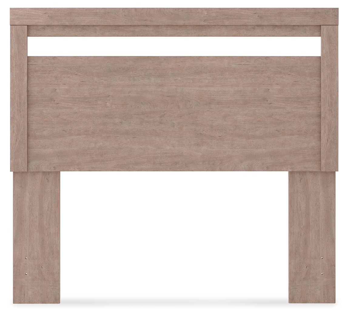 Flannia - Full Panel Headboard - Gray