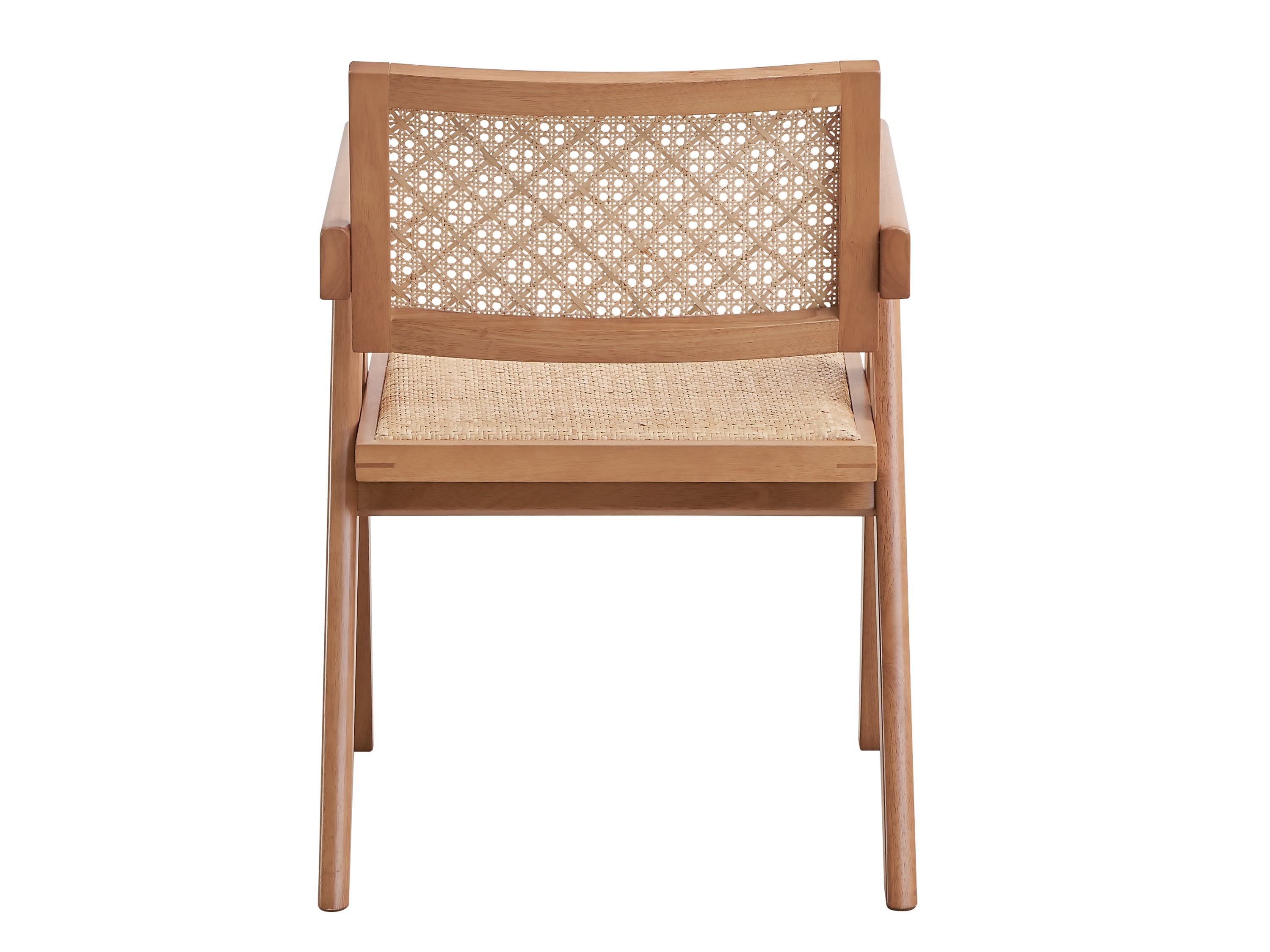 Rattan Armchairs (Set of 2) - Natural Finish