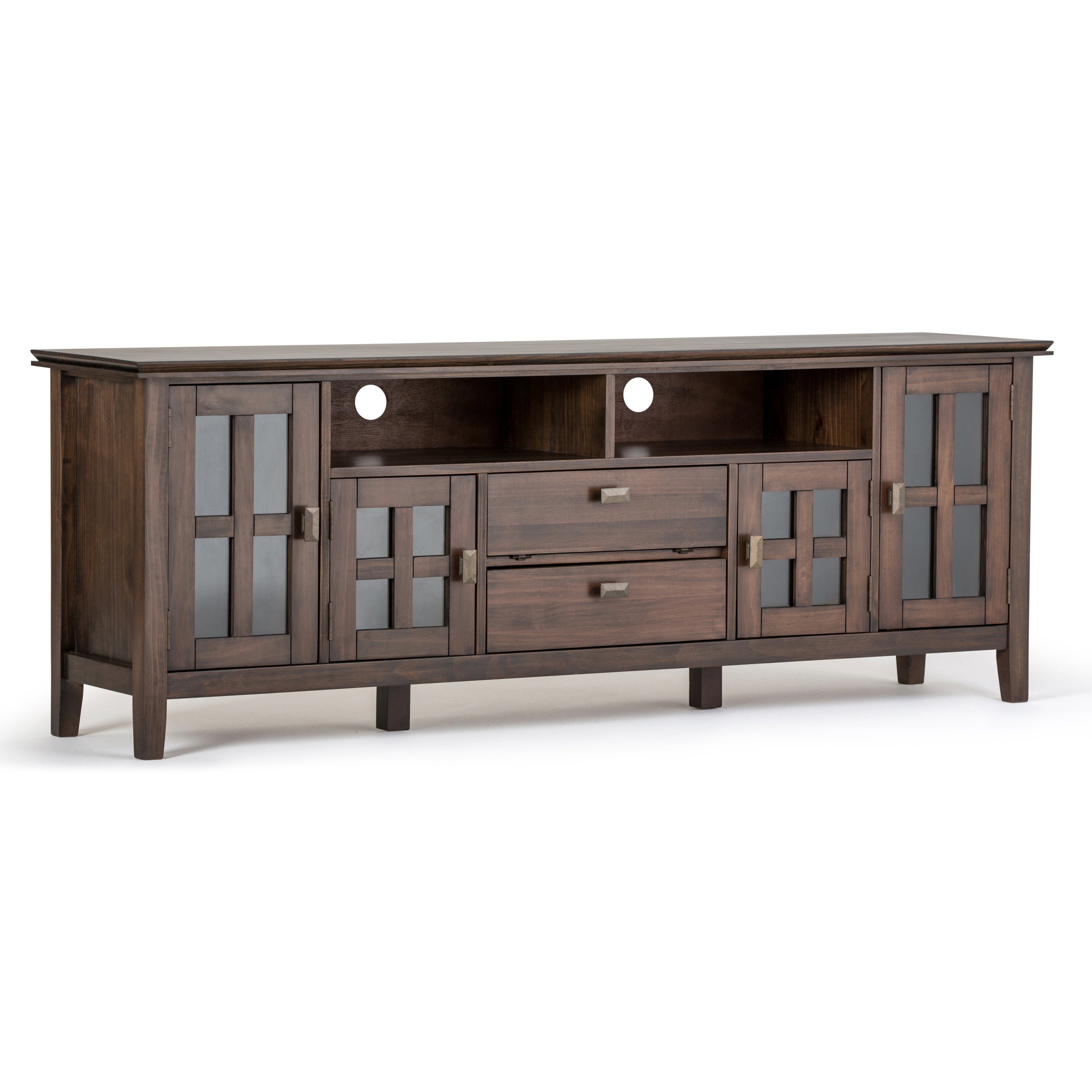 Artisan 72" TV Media Stand - Natural Aged Brown