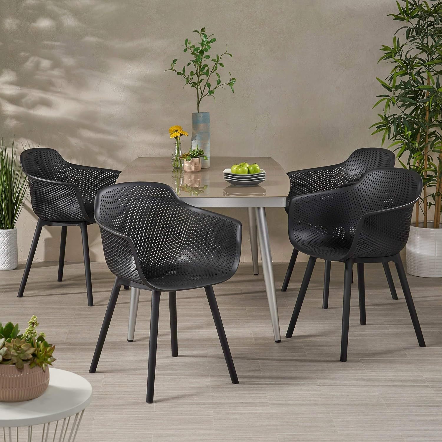Lotus Patio Chairs (Set of 4) | Outdoor Seating