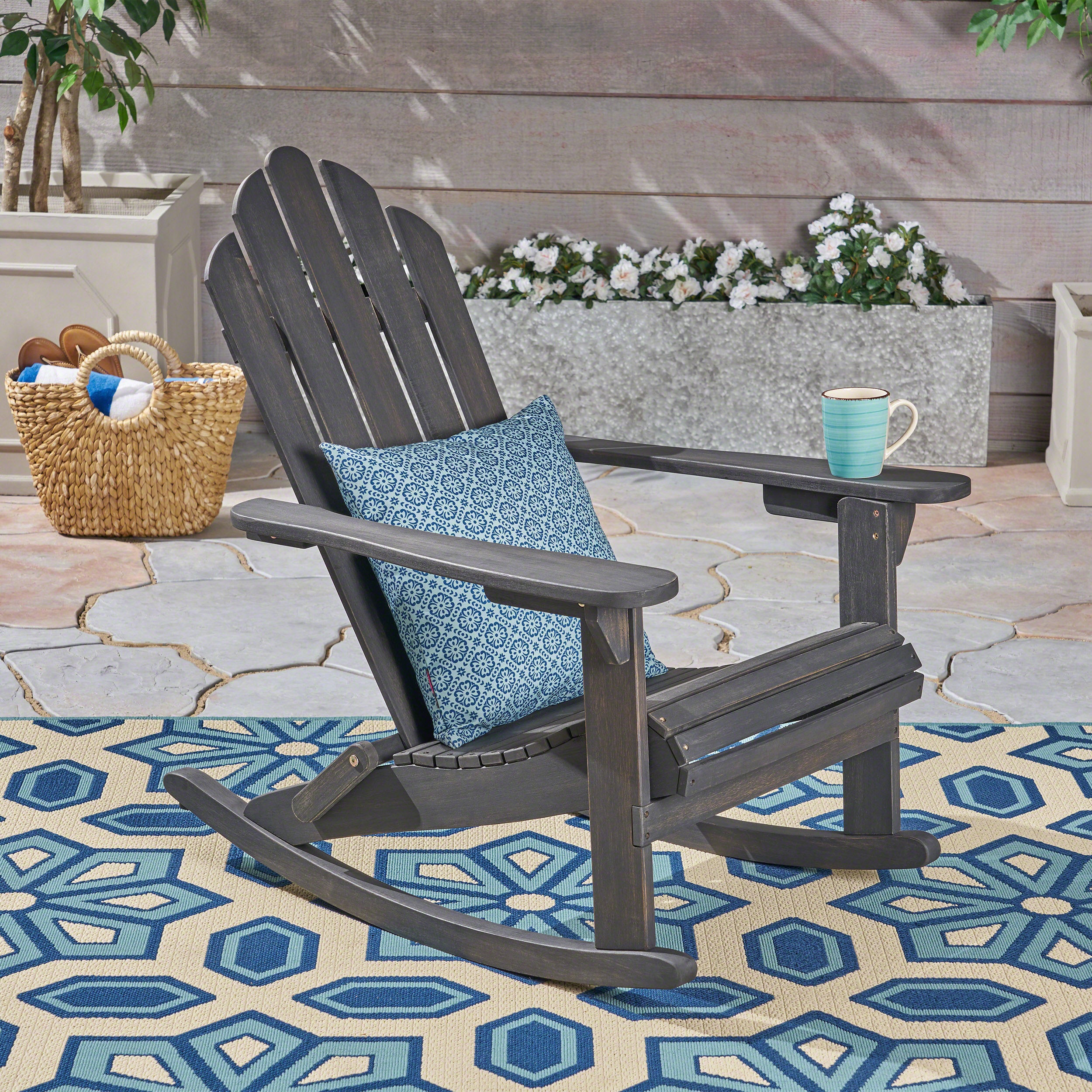 Hollywood Adirondack Rocking Chair: Luxury Comfort