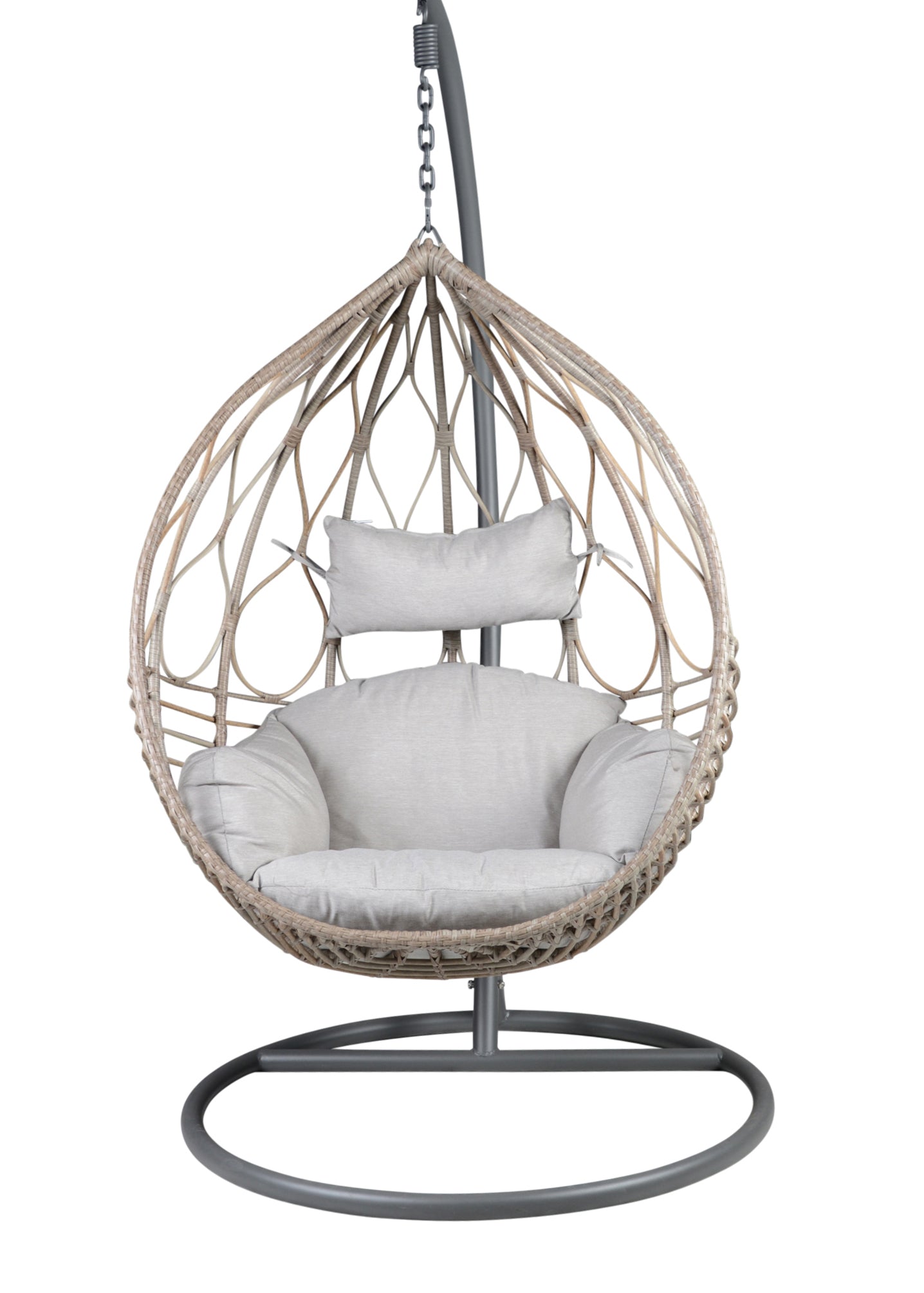 Lux White Basket Chair: Stylish Comfort & Modern Design