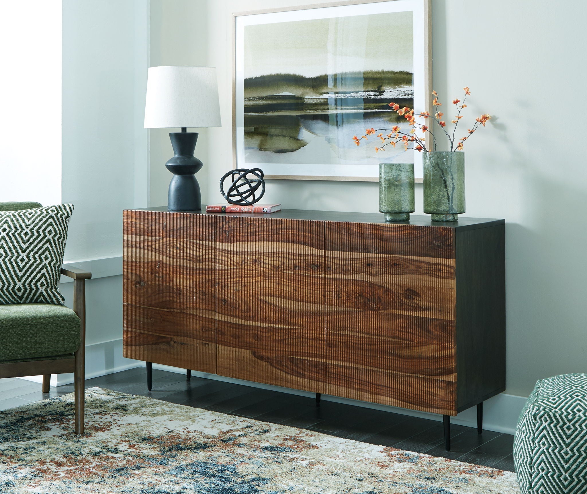 Darrey - Accent Cabinet - Natural / Brown