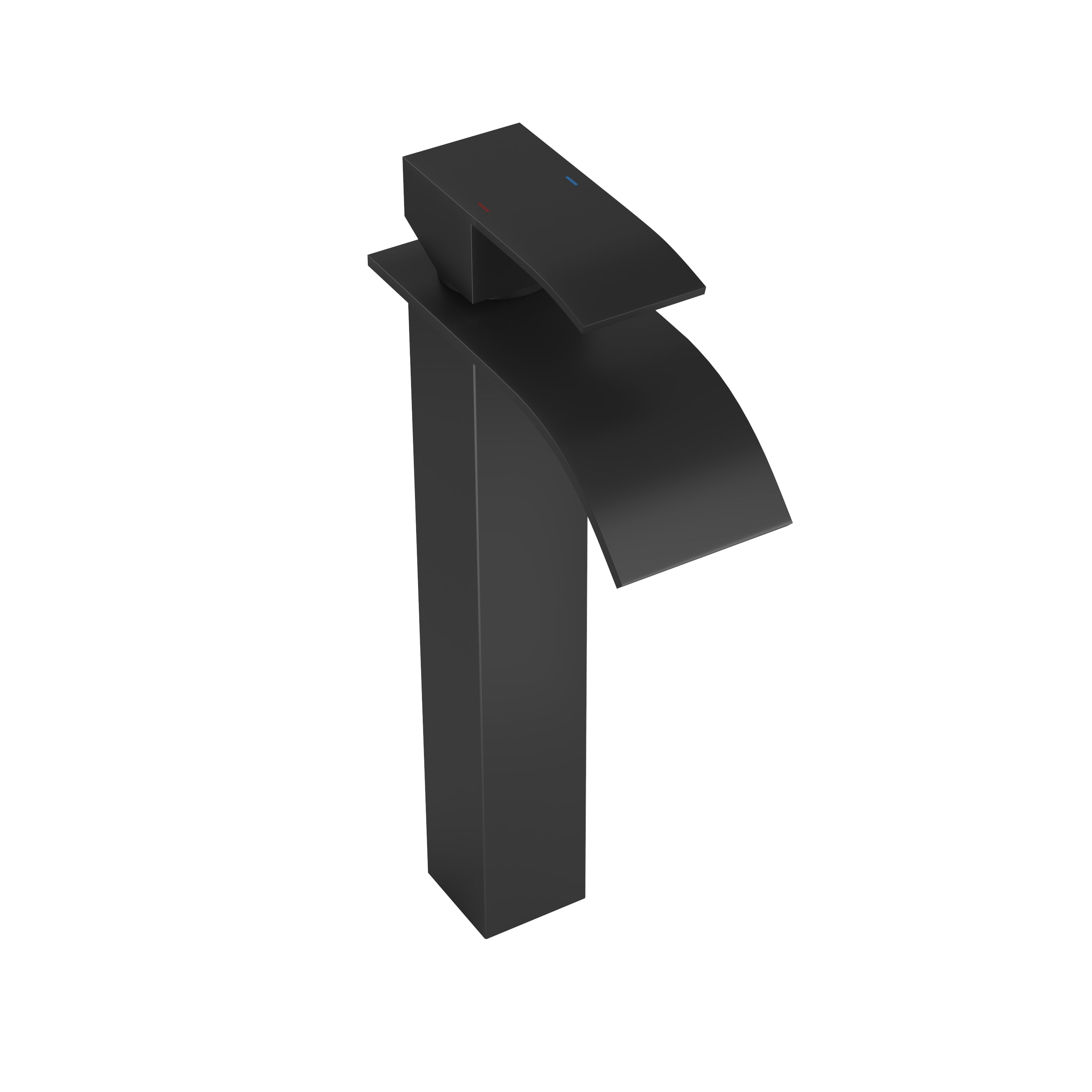 Lark Single Handle Bathroom Faucet - Matte Black