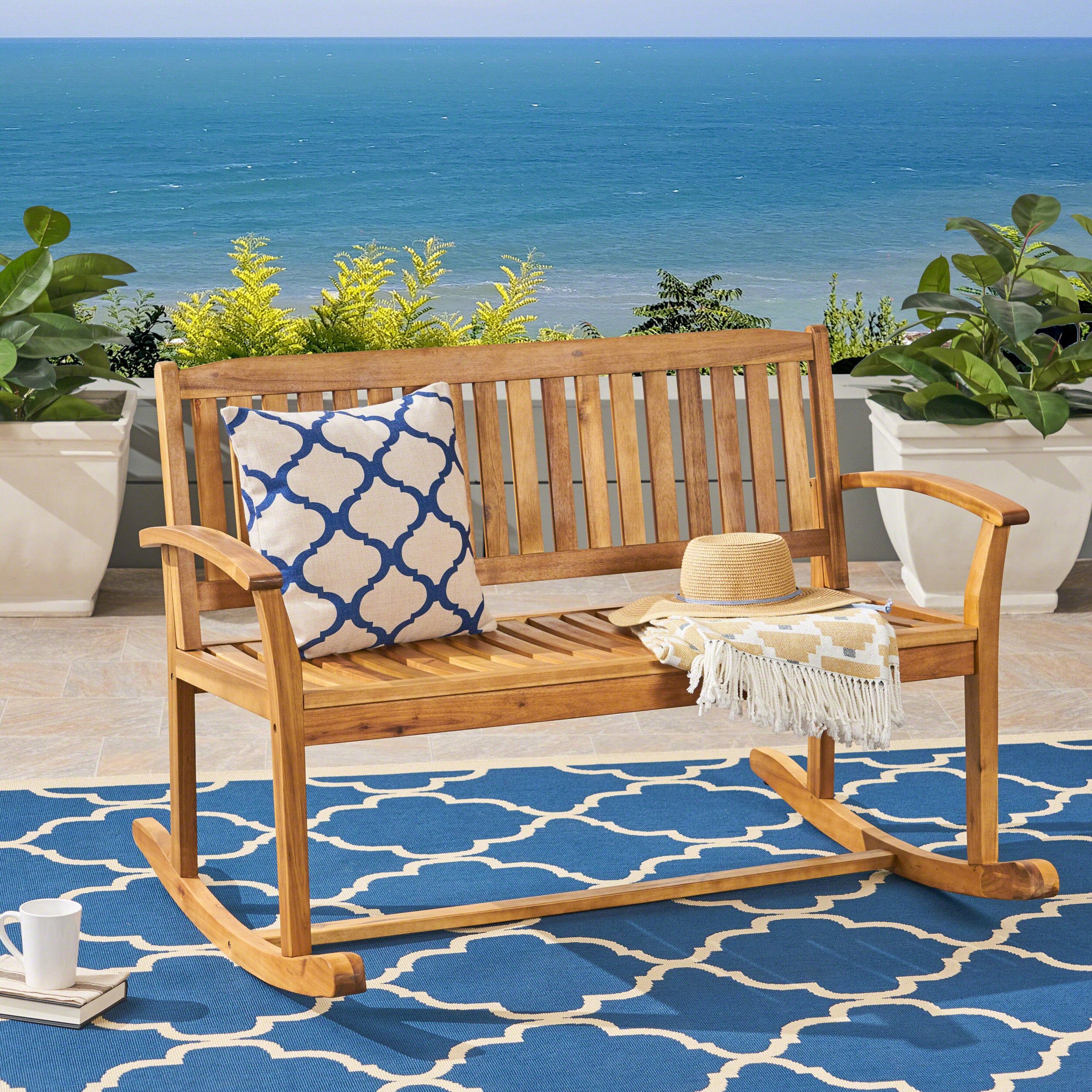Regatta Rocking Loveseat | Outdoor Patio Furniture