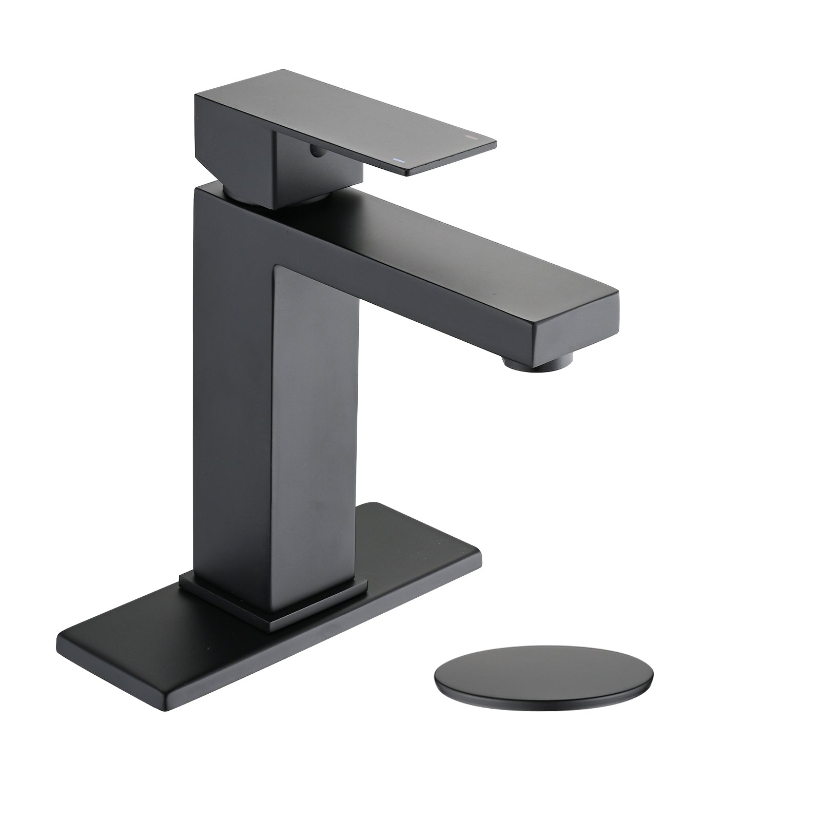 Single Hole Bathroom Faucet: Stainless Steel