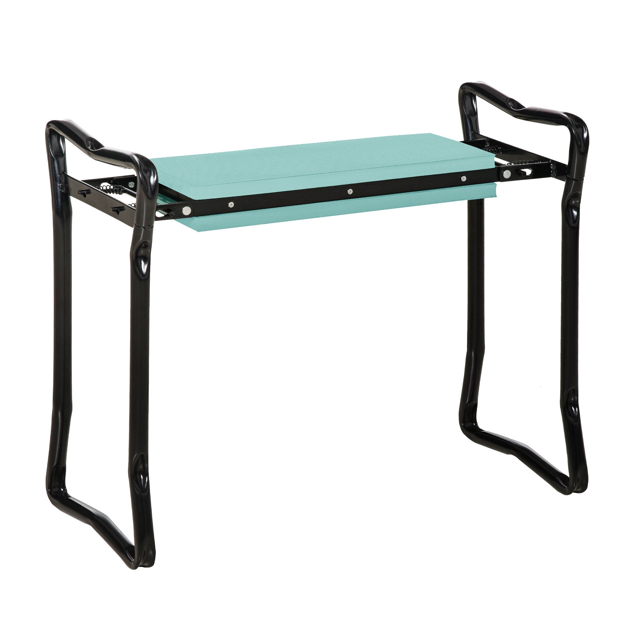Outsunny Padded Foldable Garden Kneeler Seat Bench Stool Green