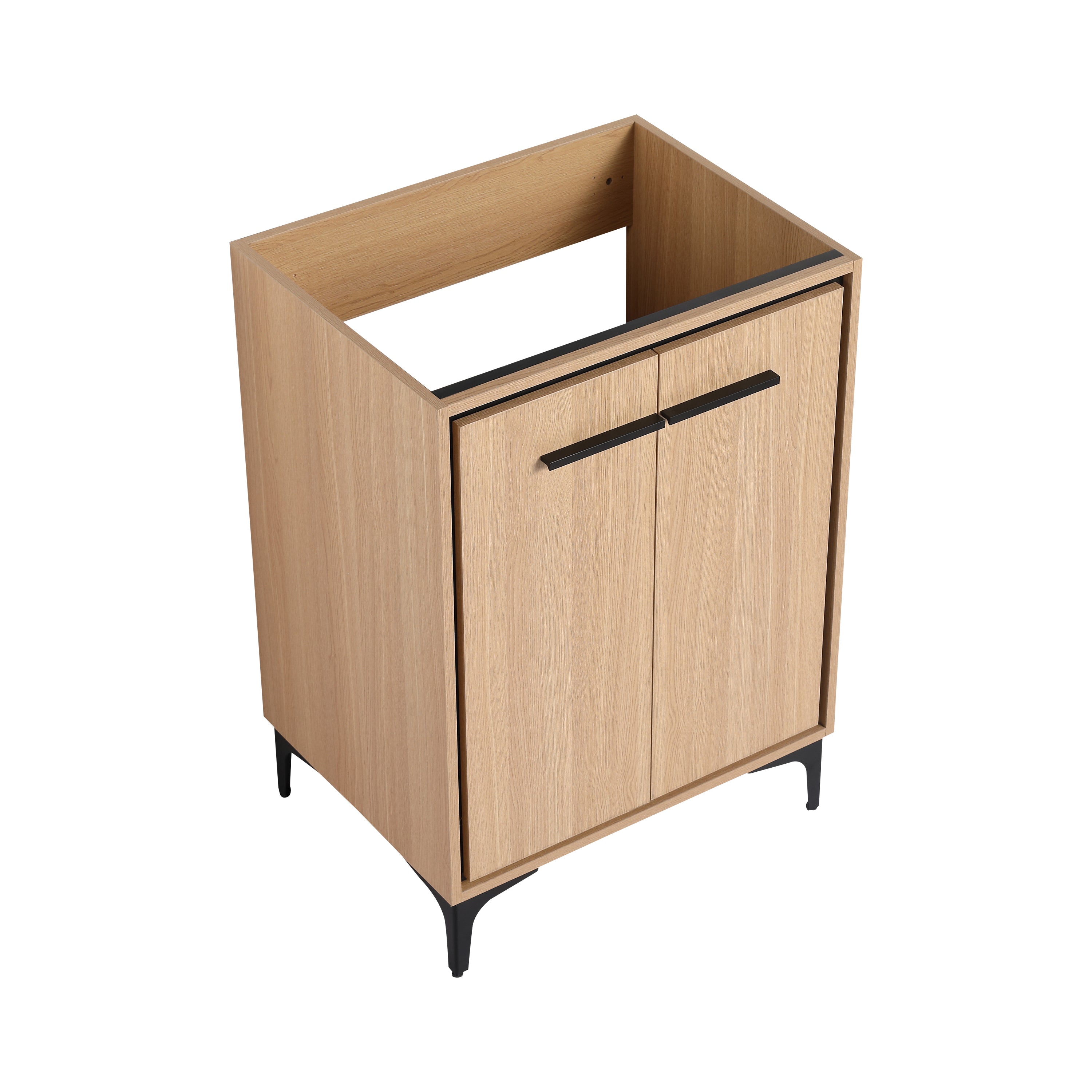 Modern 24" Bathroom Vanity with 2 Doors